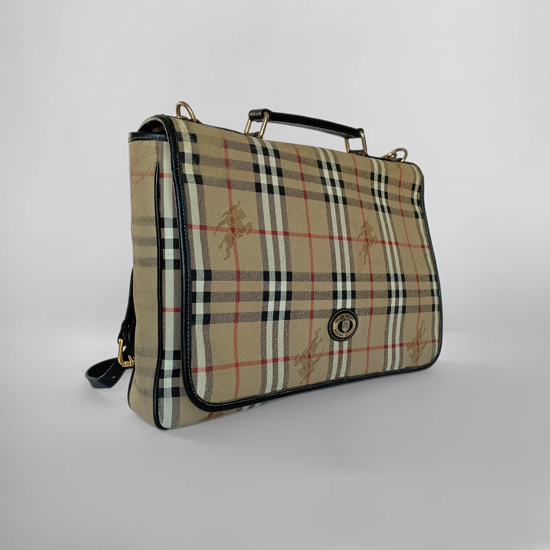 Burberry Burberry Tote Bag Monogram Canvas - Crossbody bags - Etoile Luxury Vintage
