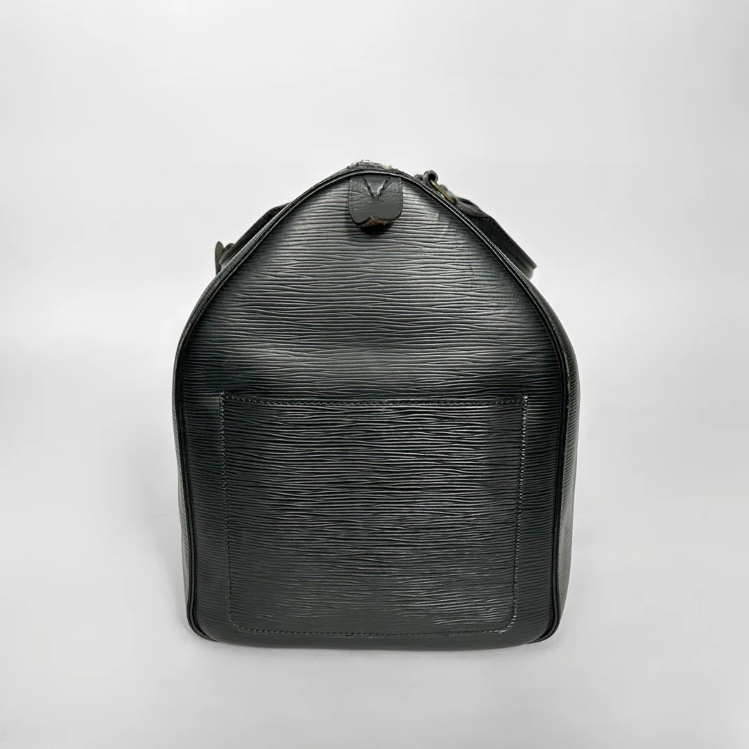 Louis Vuitton Keepall 50 Epi black  side view