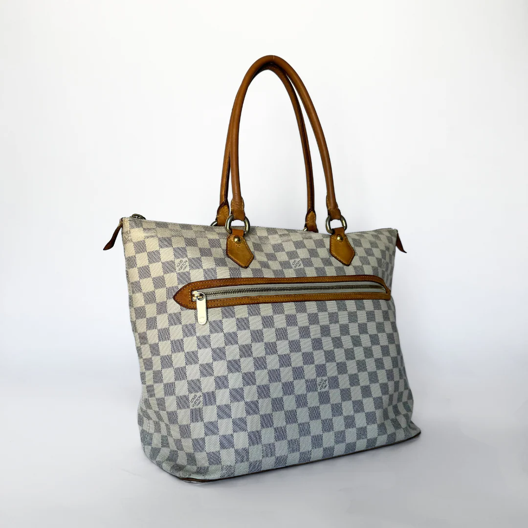 Louis Vuitton Louis Vuitton Saleya GM Damier Azur Canvas - Handbags - Etoile Luxury Vintage