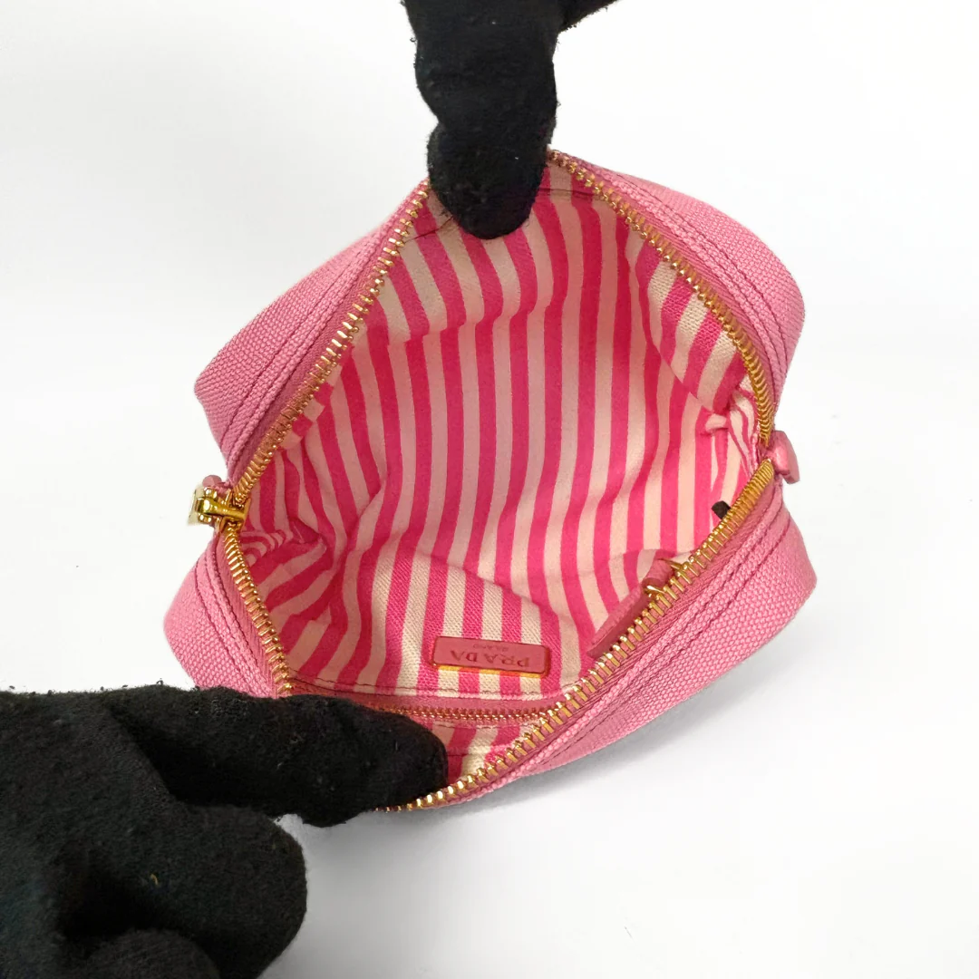 Prada Prada Canapa Toiletry Pouch - Pouch - Etoile Luxury Vintage