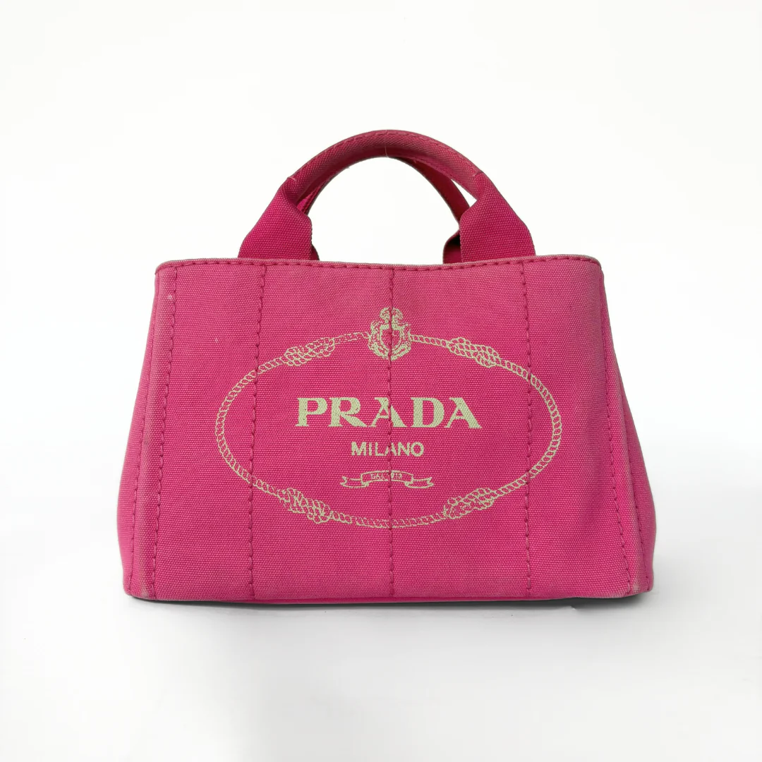 Louis Vuitton Prada Canapa Tote Small Canvas - Handbags - Etoile Luxury Vintage