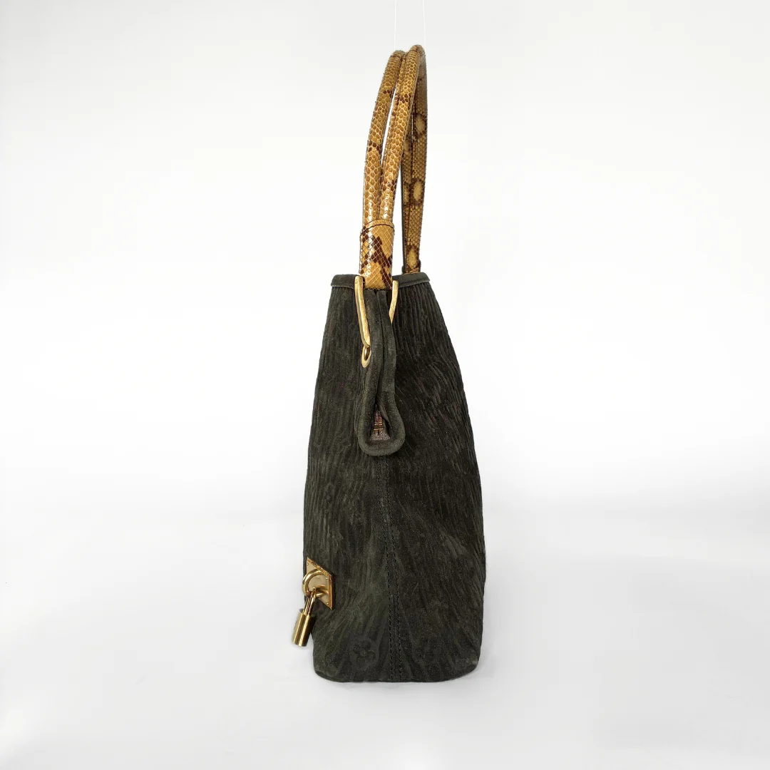 Louis Vuitton Louis Vuitton GM Python Limited Edition Shoulderbag - Shoulder bags - Etoile Luxury Vintage