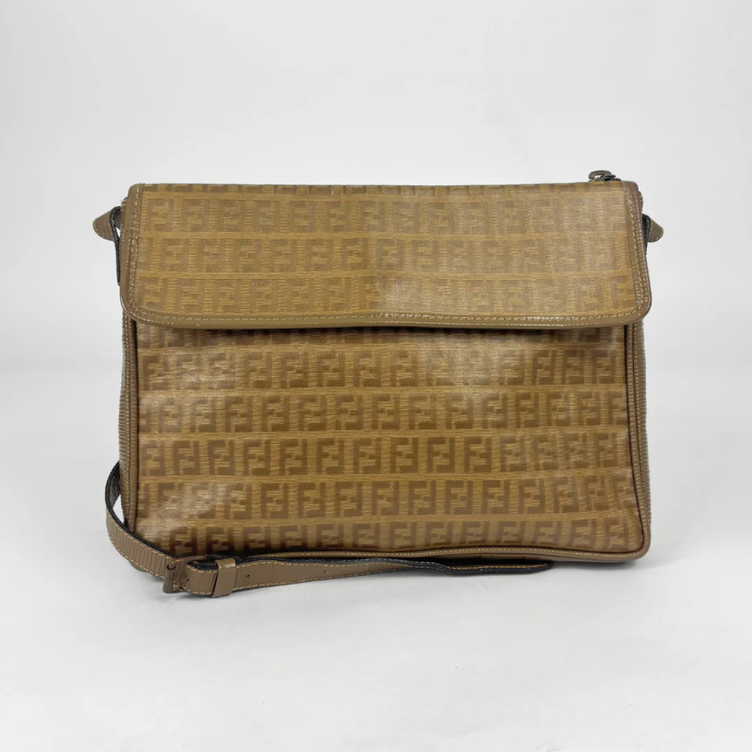Fendi PVC Crossbody Bag on a white background