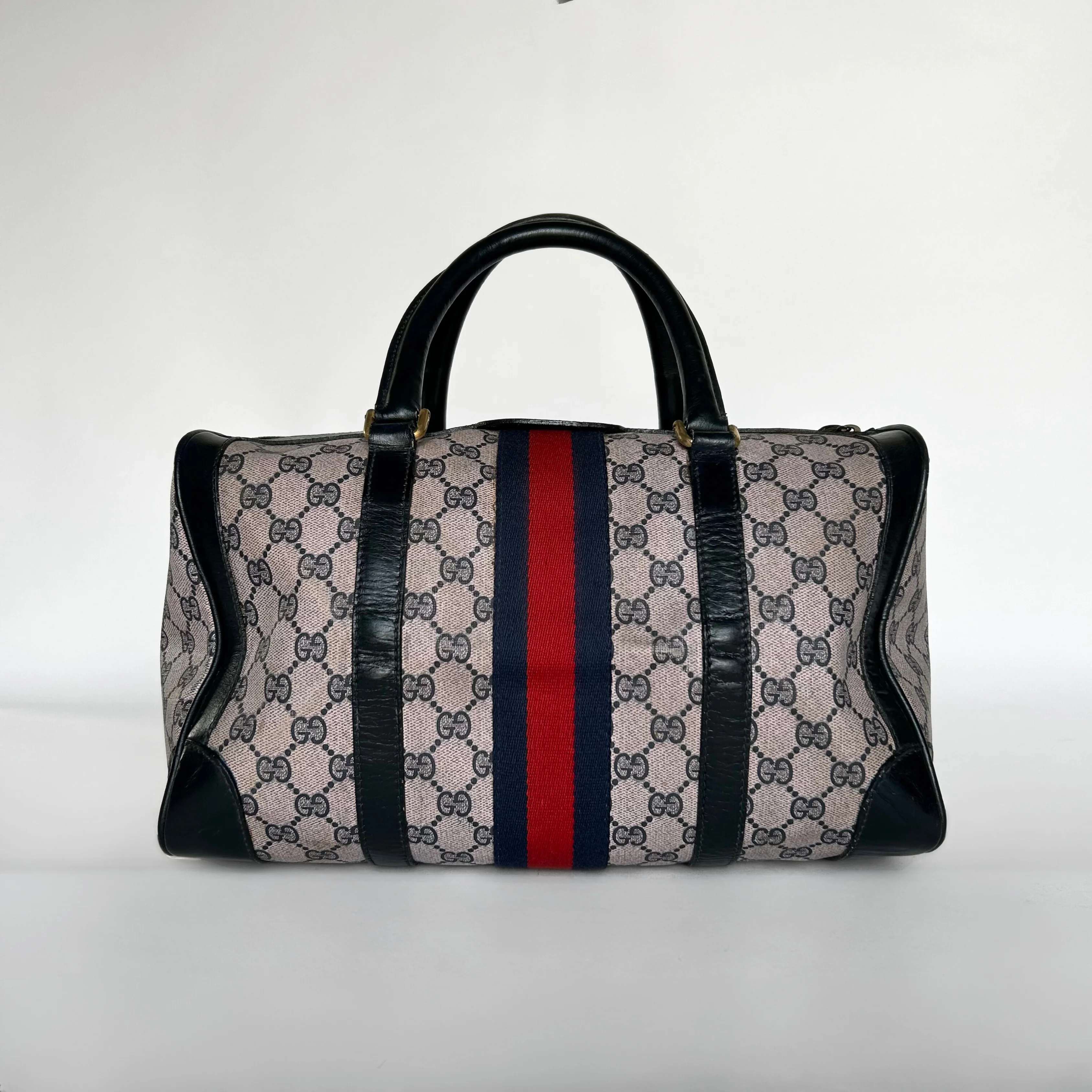 Gucci Gucci Boston Bag Monogram Canvas - Handbags - Etoile Luxury Vintage