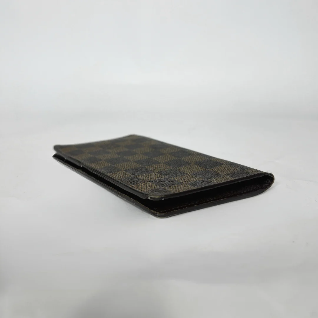Folded wallet with a pattern on a white background
