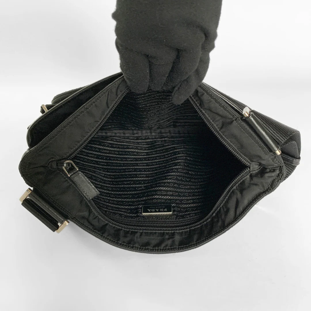Prada LS: Prada Crossbody Bag Nylon - Crossbody bags - Etoile Luxury Vintage