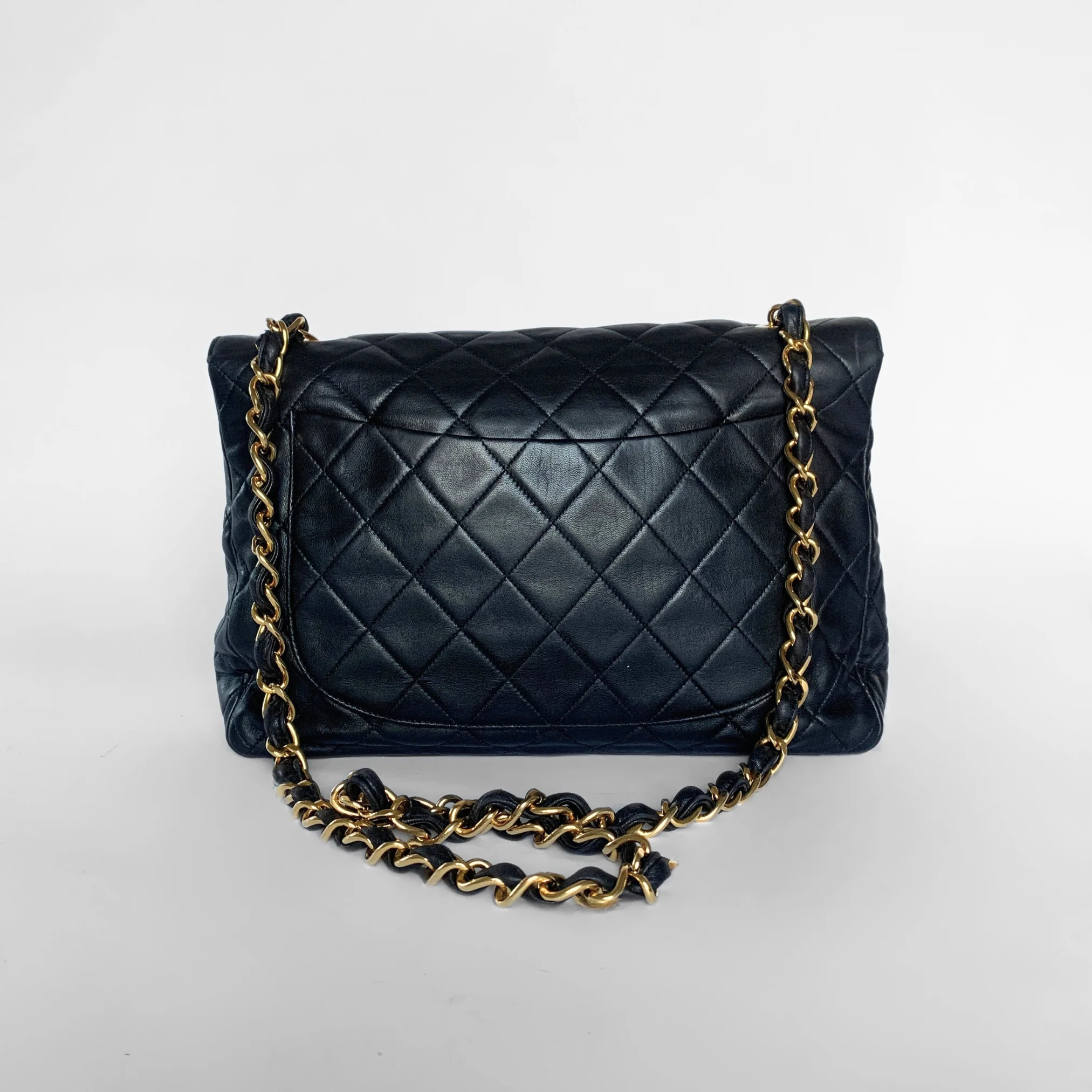 Chanel Chanel Classic Flap Bag Maxi Lambskin Leather - Handbags - Etoile Luxury Vintage