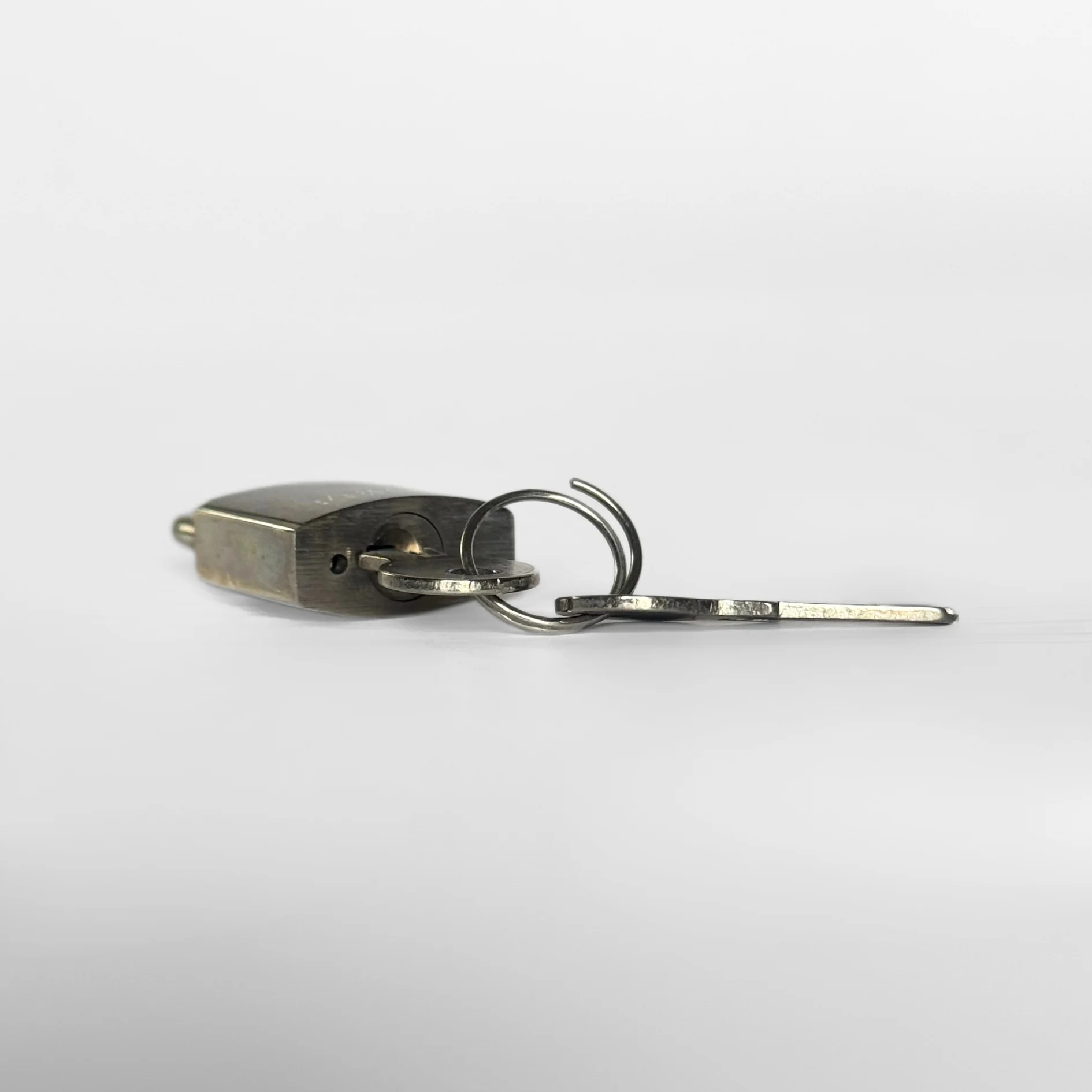 Fendi Fendi Lock With Key Silver Metal - Locks - Etoile Luxury Vintage