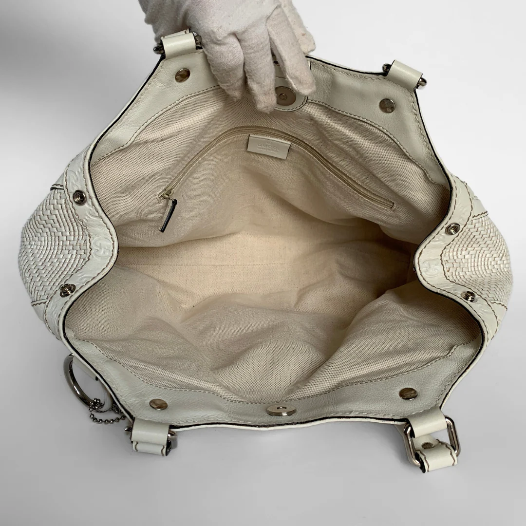 Gucci LS: Gucci Shoulder Bag Leather - Handbags - Etoile Luxury Vintage