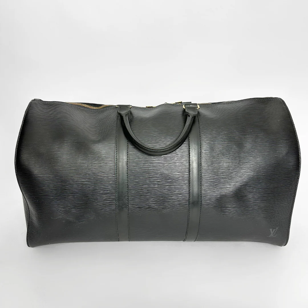 Louis Vuitton Epi black 50 Keepall back view