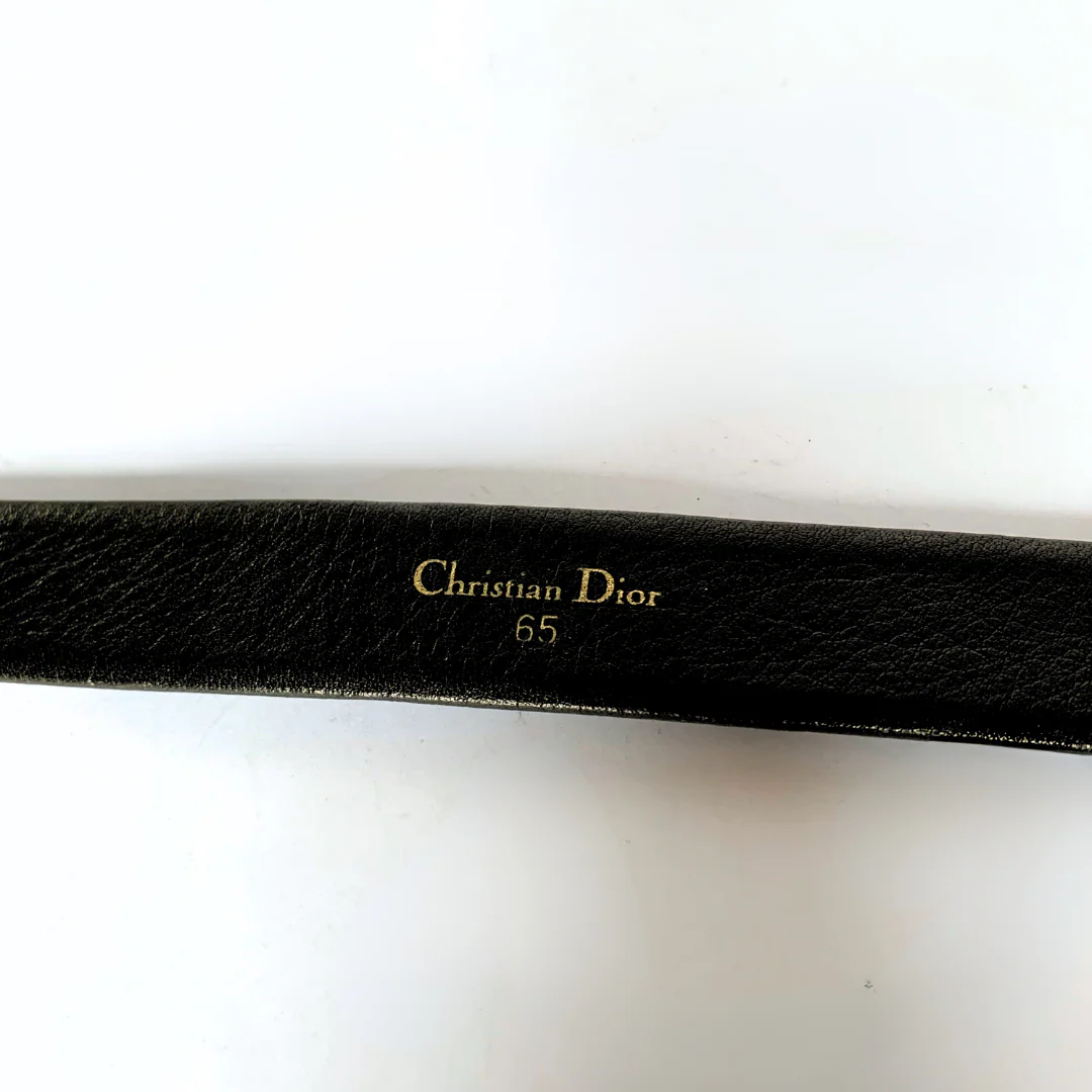 Dior Dior Belt 65 Jacquard Oblique-Canvas - Belts - Etoile Luxury Vintage