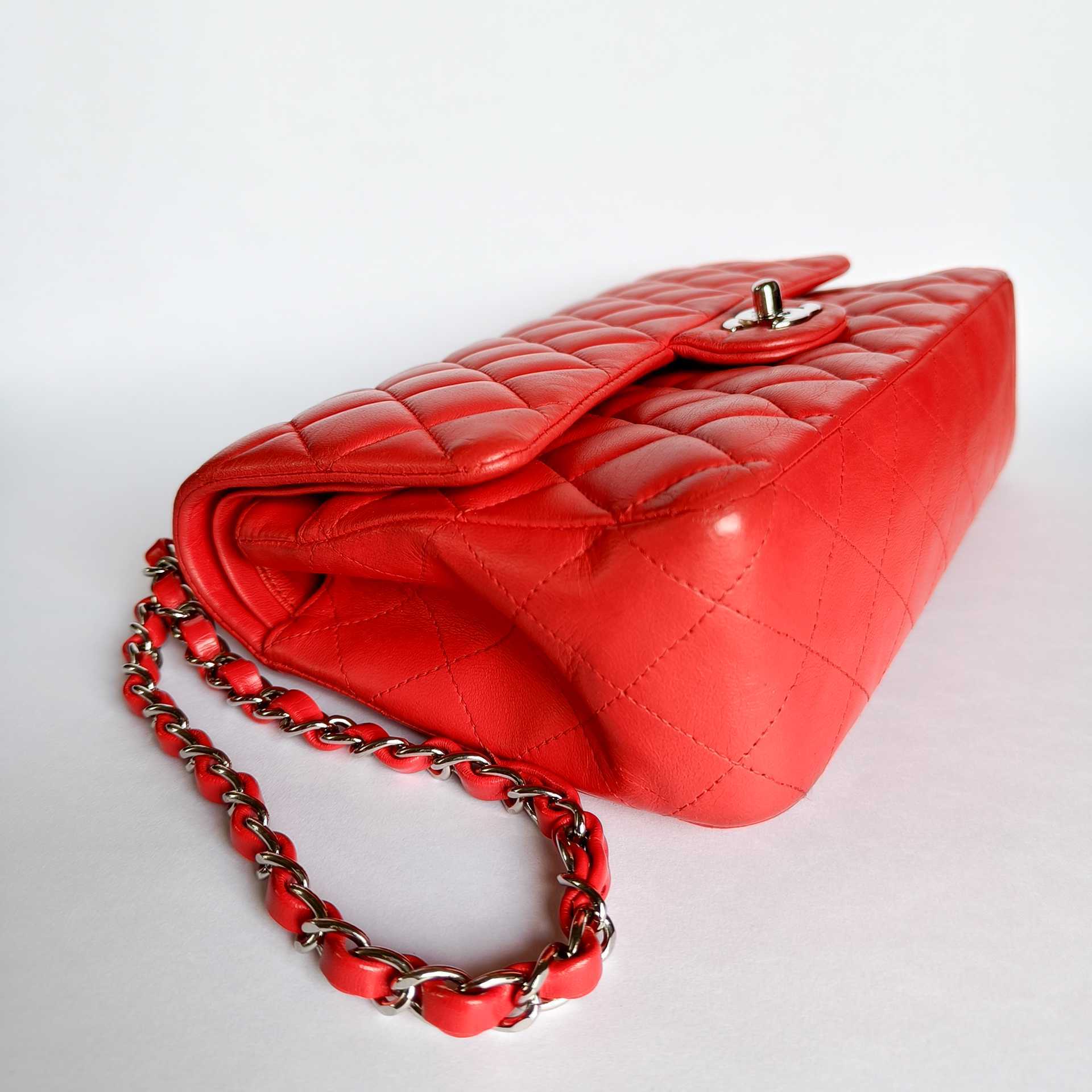 Chanel IG SALE: Chanel Classic Double Flap Bag Medium Lambskin Leather - Shoulder bags - Etoile Luxury Vintage