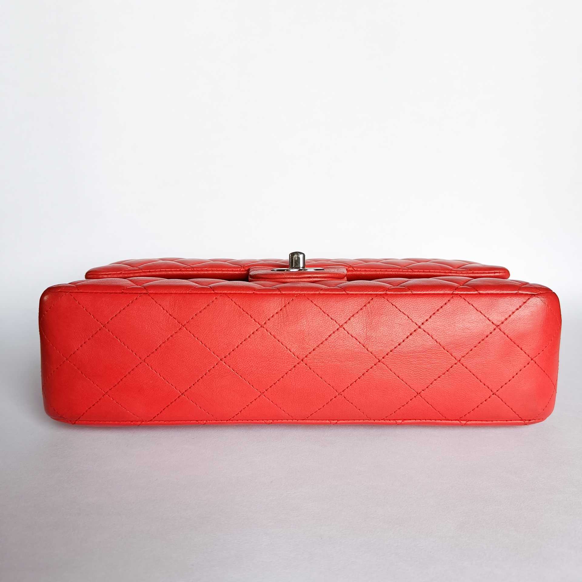 Chanel IG SALE: Chanel Classic Double Flap Bag Medium Lambskin Leather - Shoulder bags - Etoile Luxury Vintage