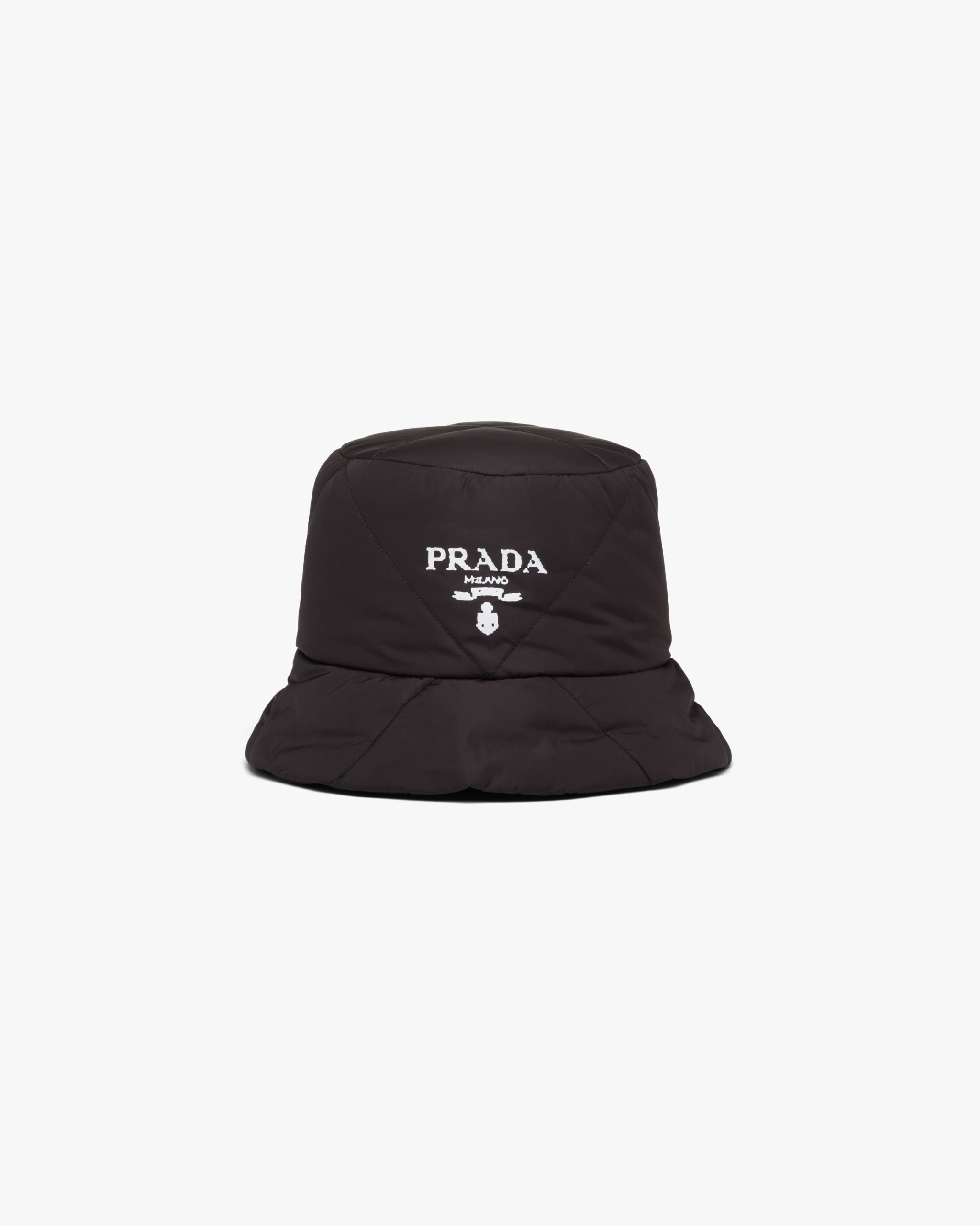 Black Padded Re-Nylon bucket hat