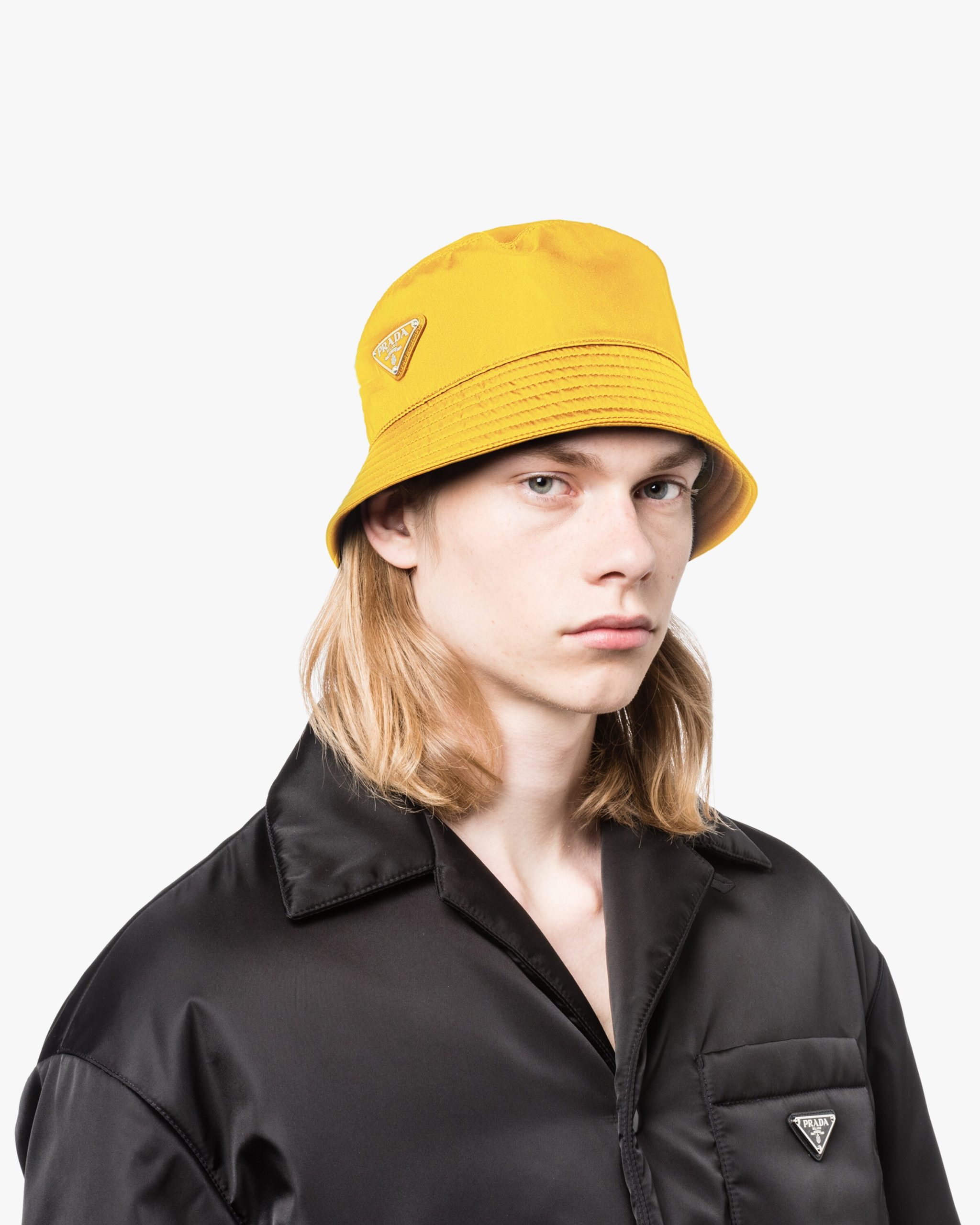 Yellow Re-Nylon bucket hat - Image 2