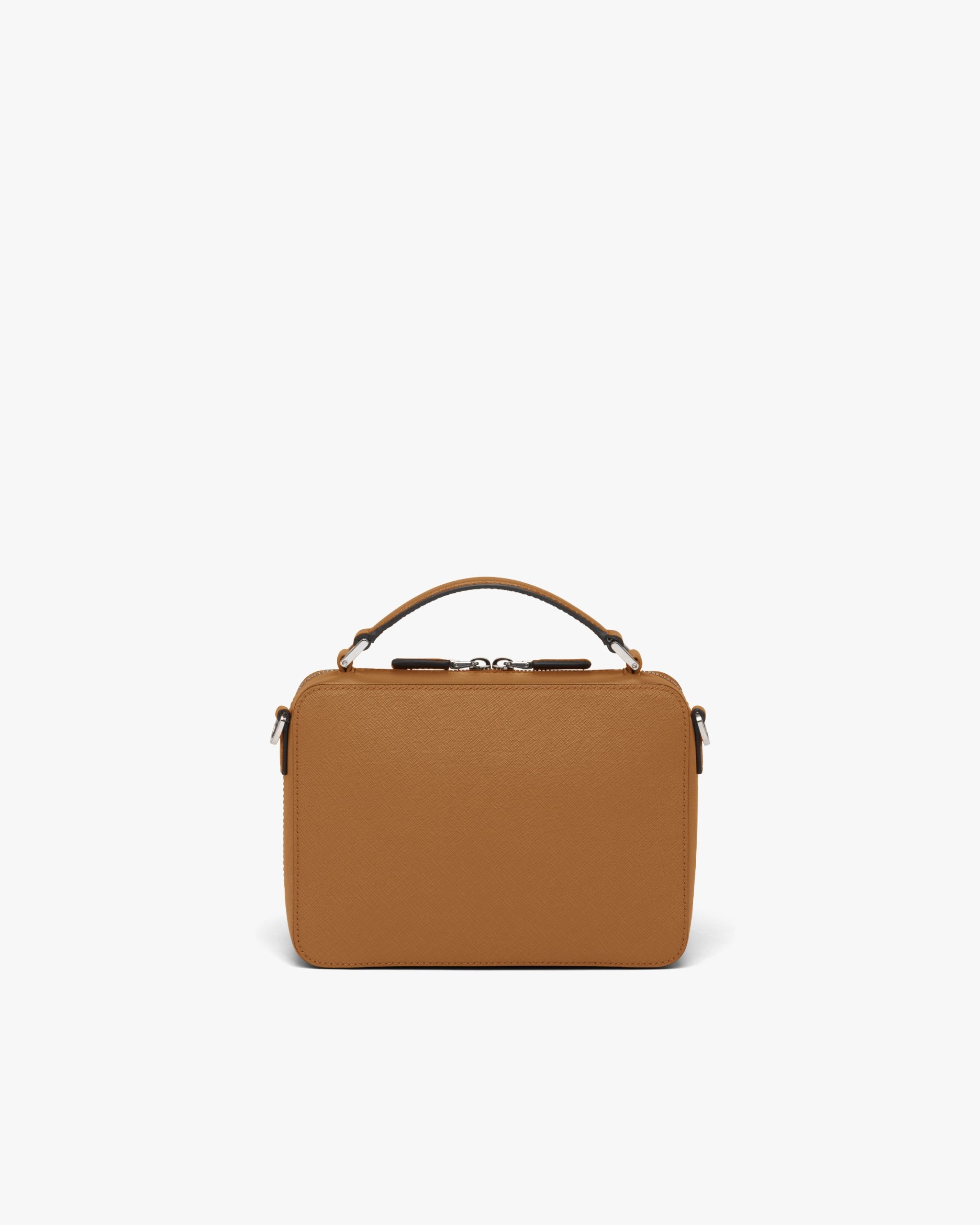 Cinnamon Prada Brique Saffiano leather bag - Image 4