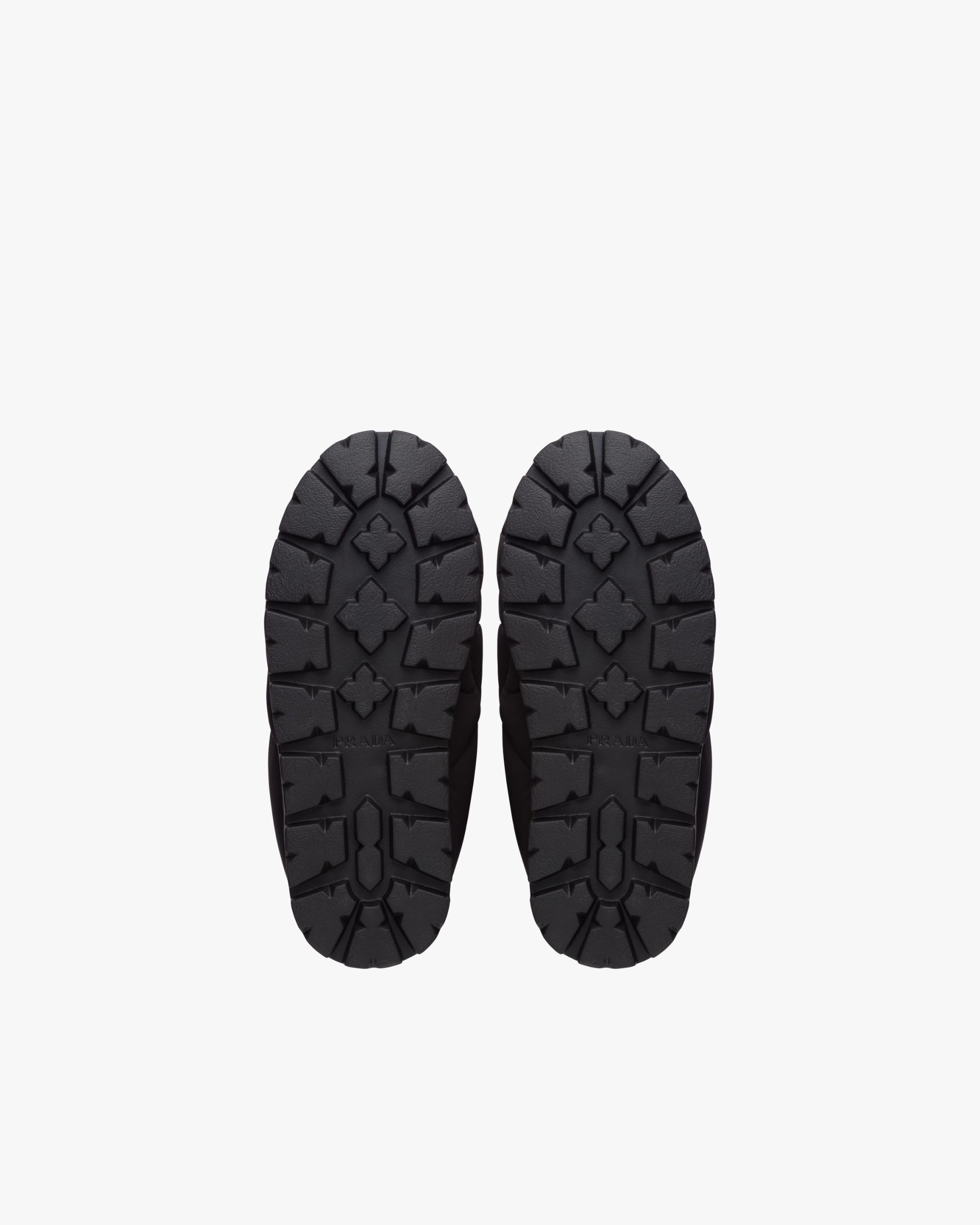 Black Quilted nylon fabric booties - Image 6