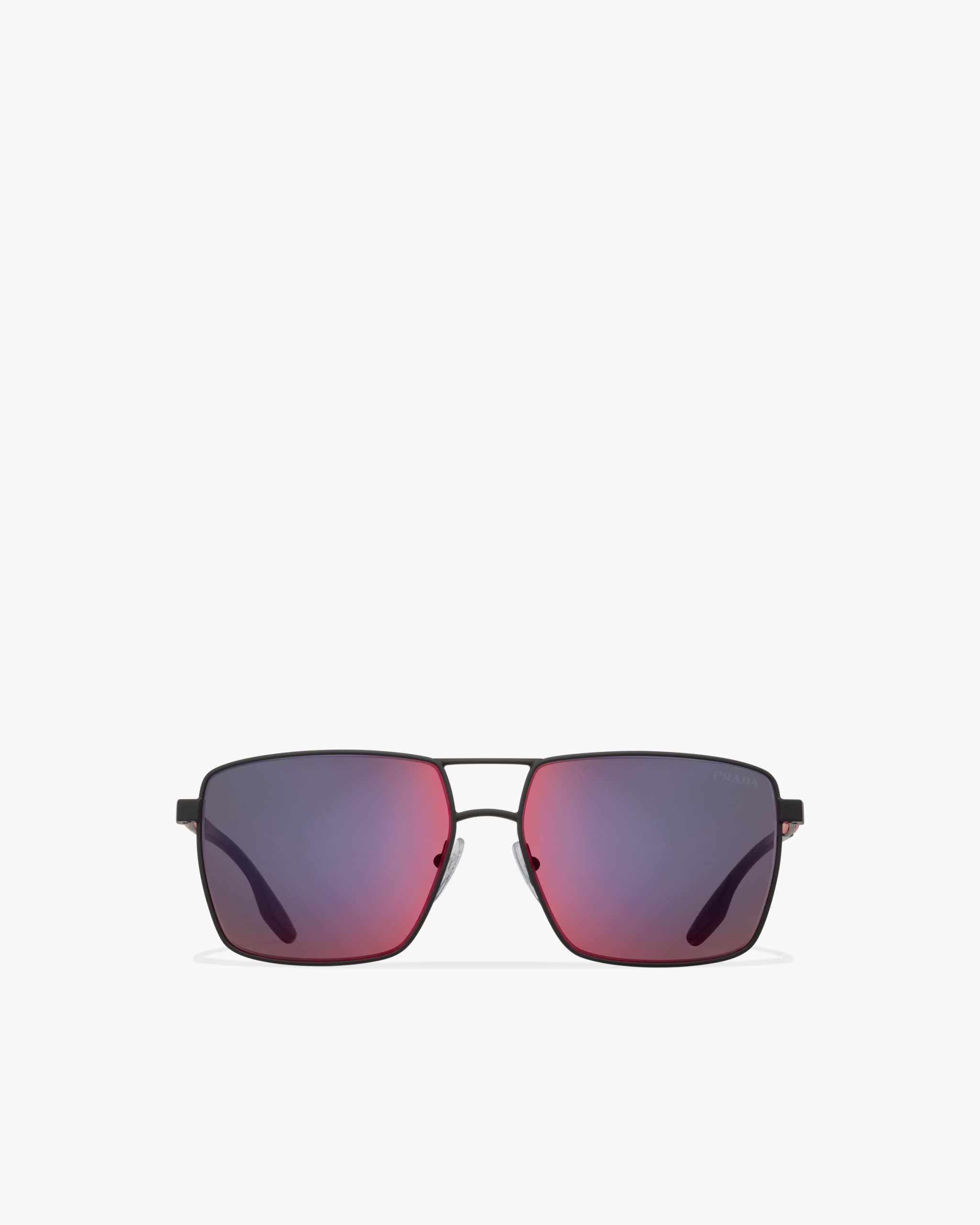 Red Lenses Prada Linea Rossa Eyewear Collection sunglasses