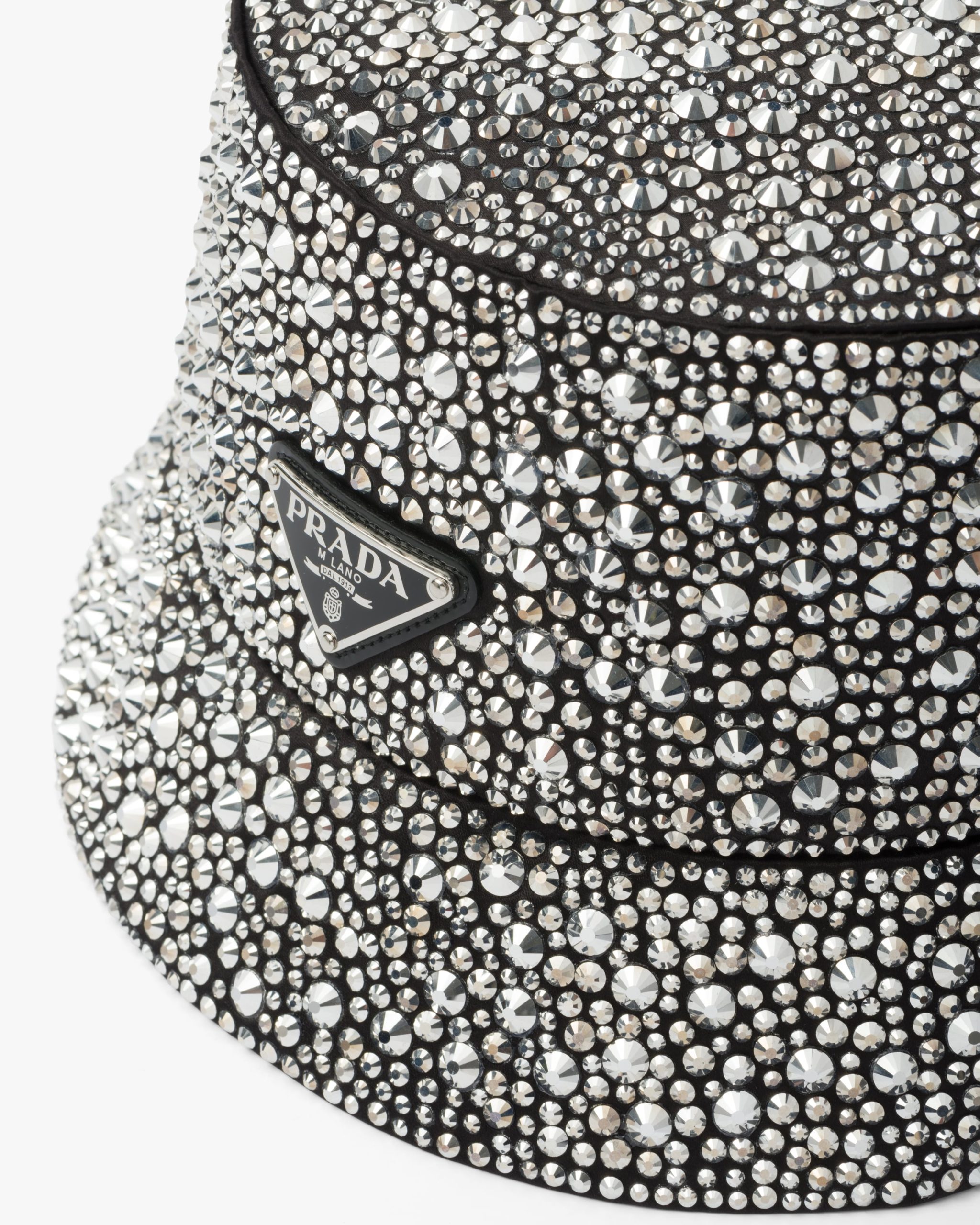 Metal Bucket hat with crystals - Image 3