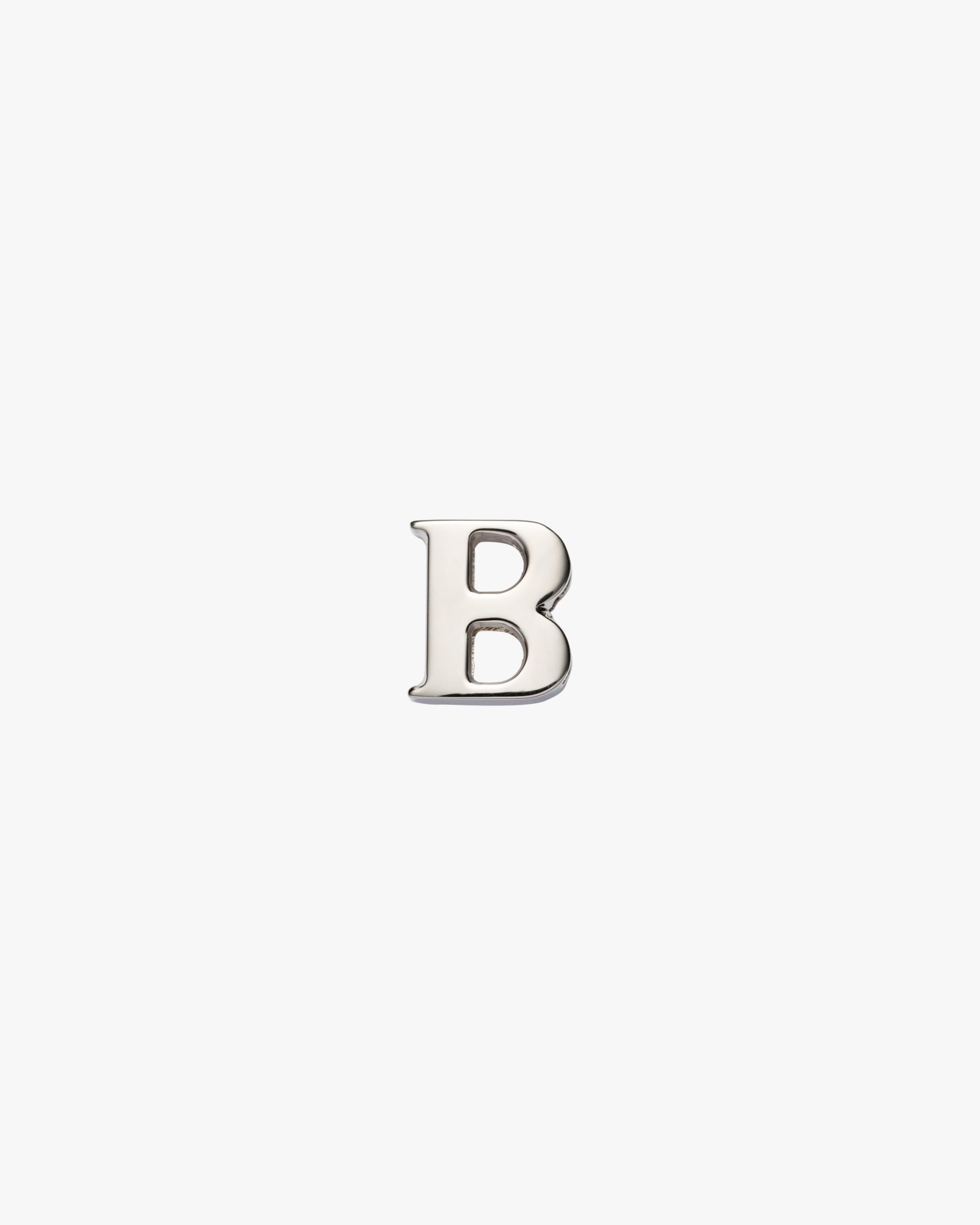 Polished Steel My Character sliding metal letter