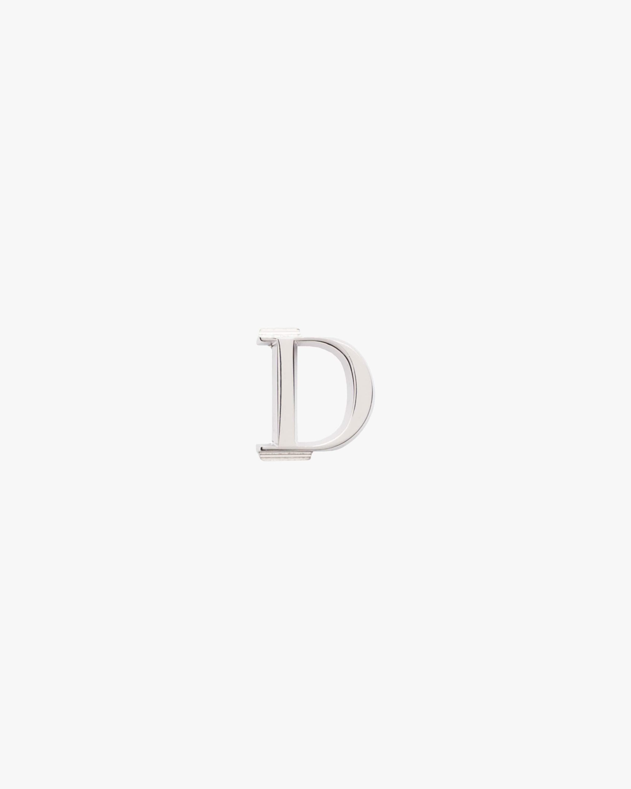 Polished Steel My Character slot metal letter