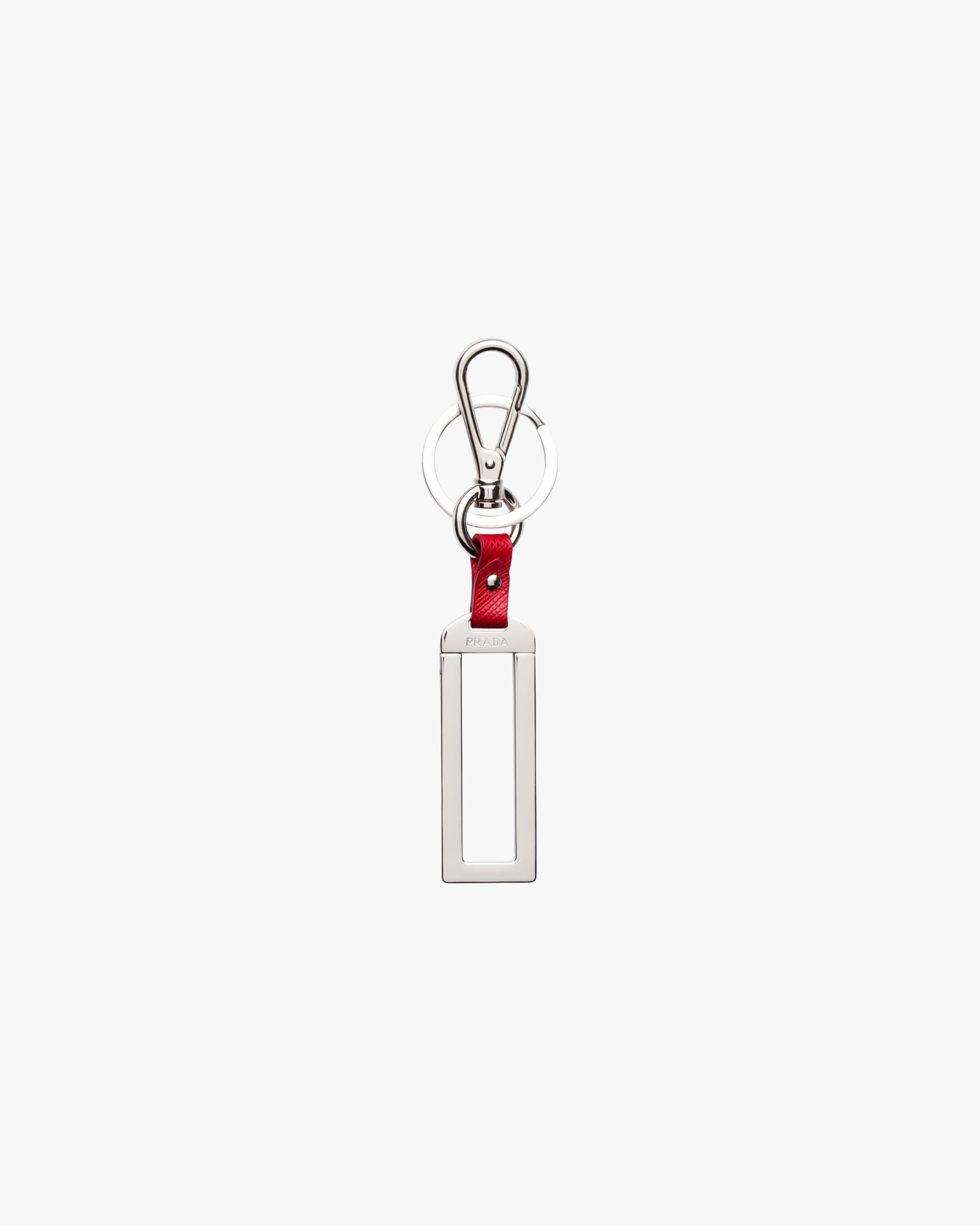 Red My Character metal name tag