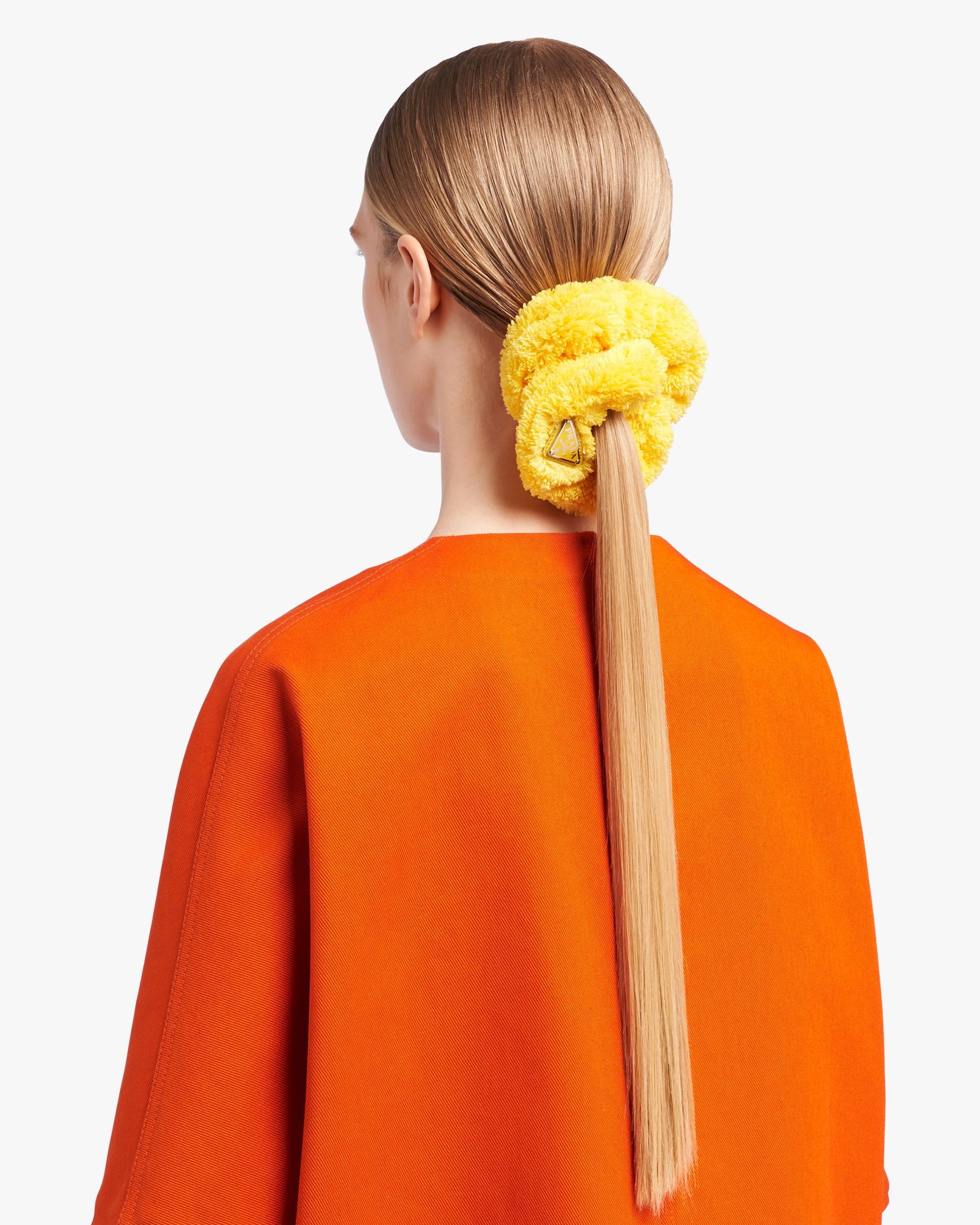 Yellow Terry scrunchie - Image 2