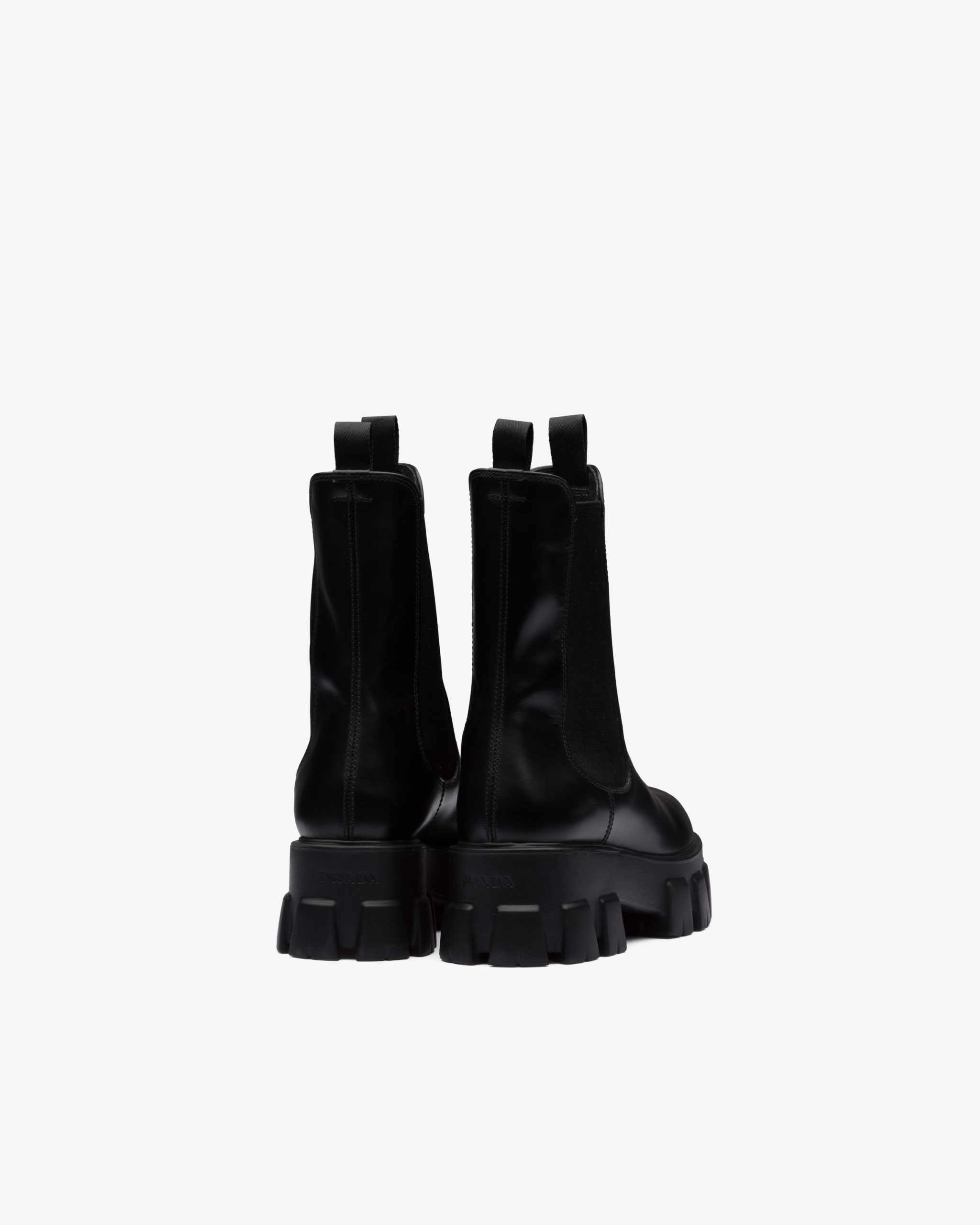 Black Monolith brushed leather boots - Image 3