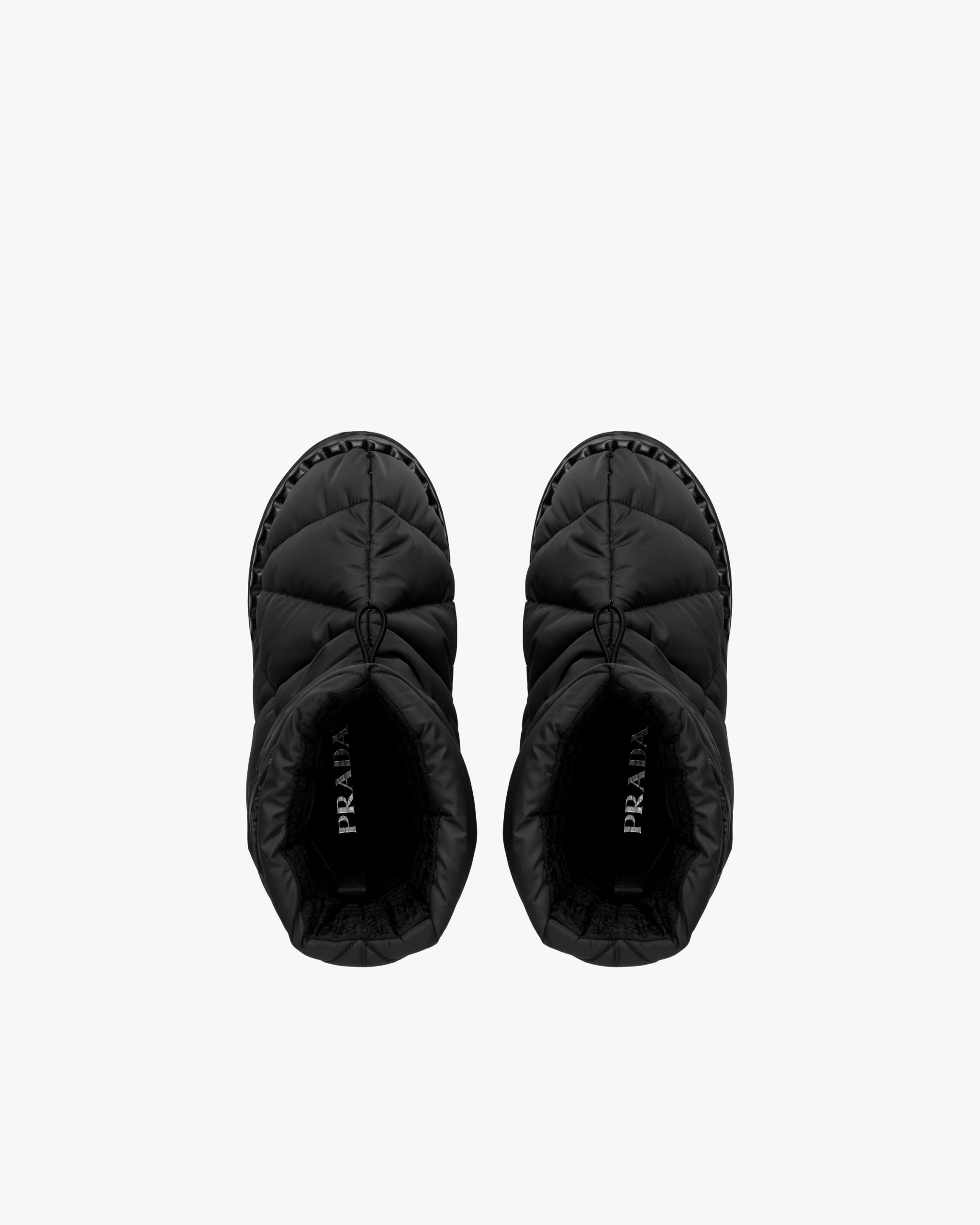 Black Padded nylon booties - Image 4