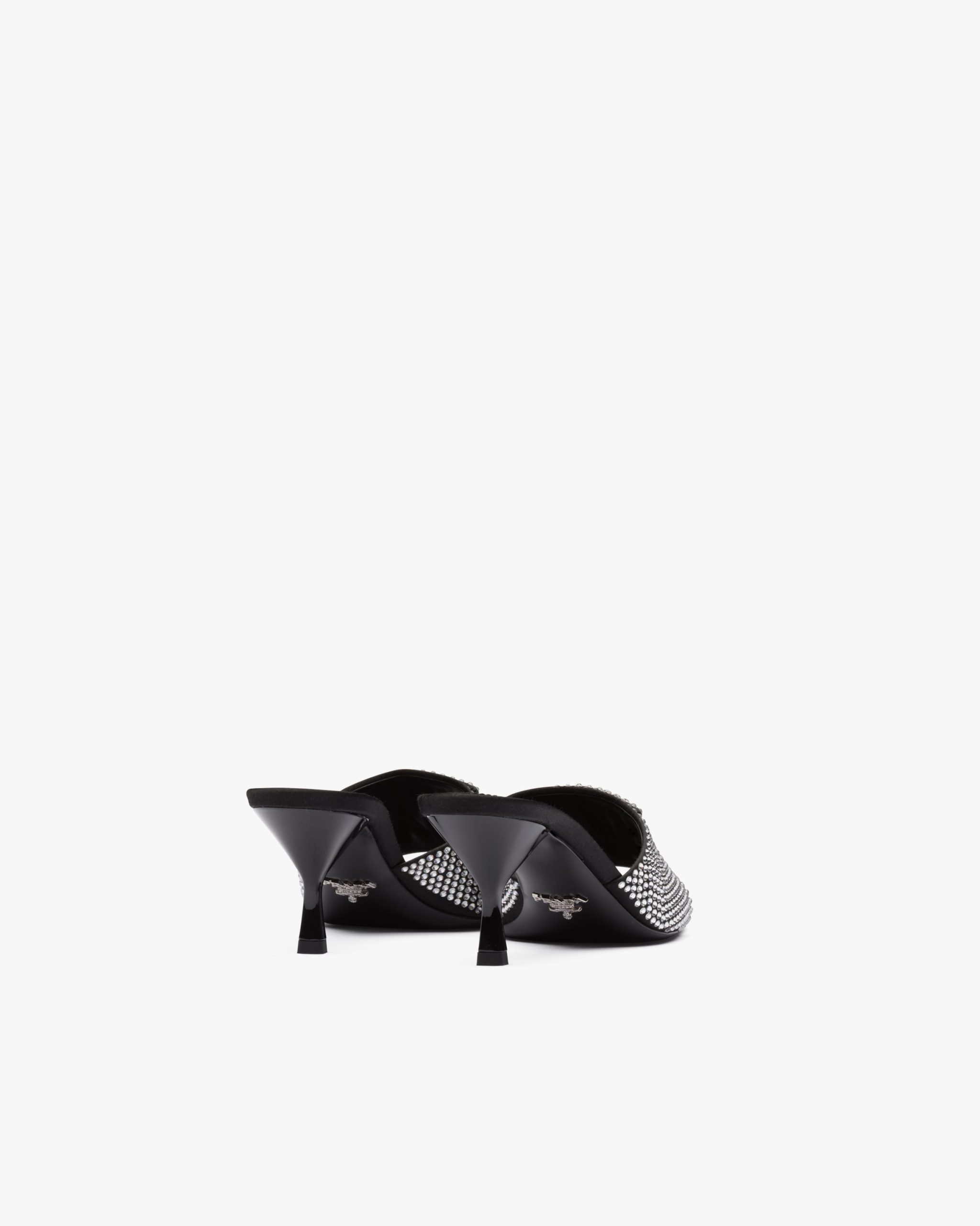 Crystal Satin sandals with crystals - Image 3