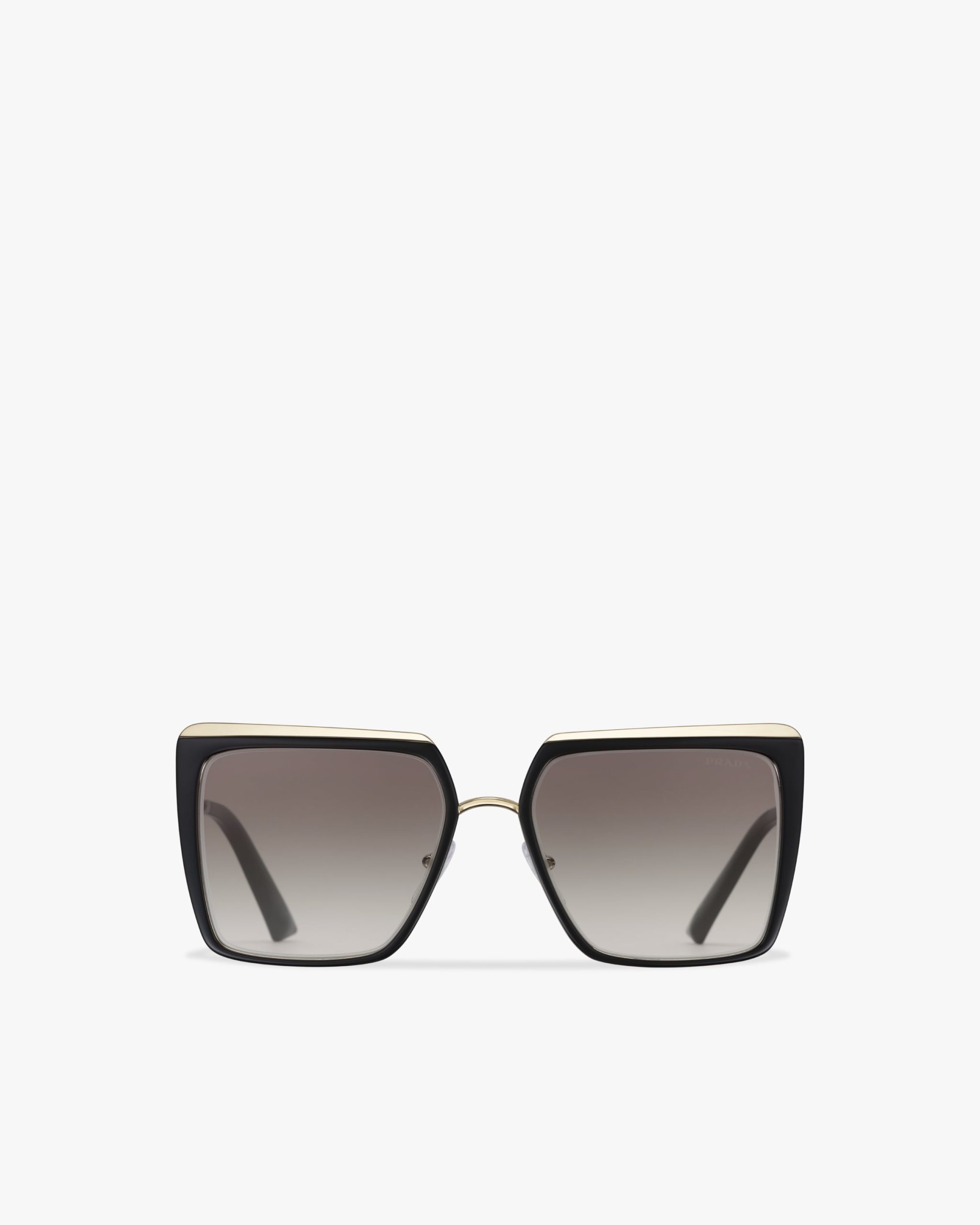 Gradient Anthracite Gray Lenses Prada Cinema sunglasses
