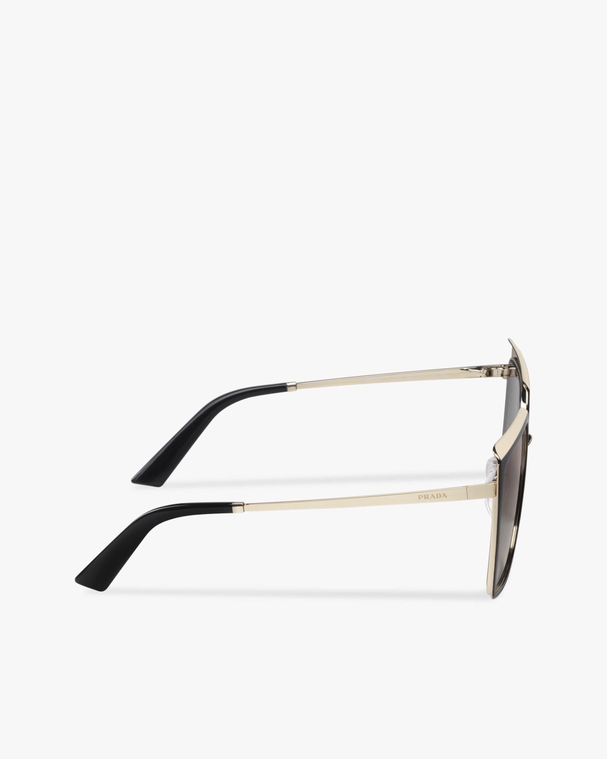 Gradient Anthracite Gray Lenses Prada Cinema sunglasses - Image 4