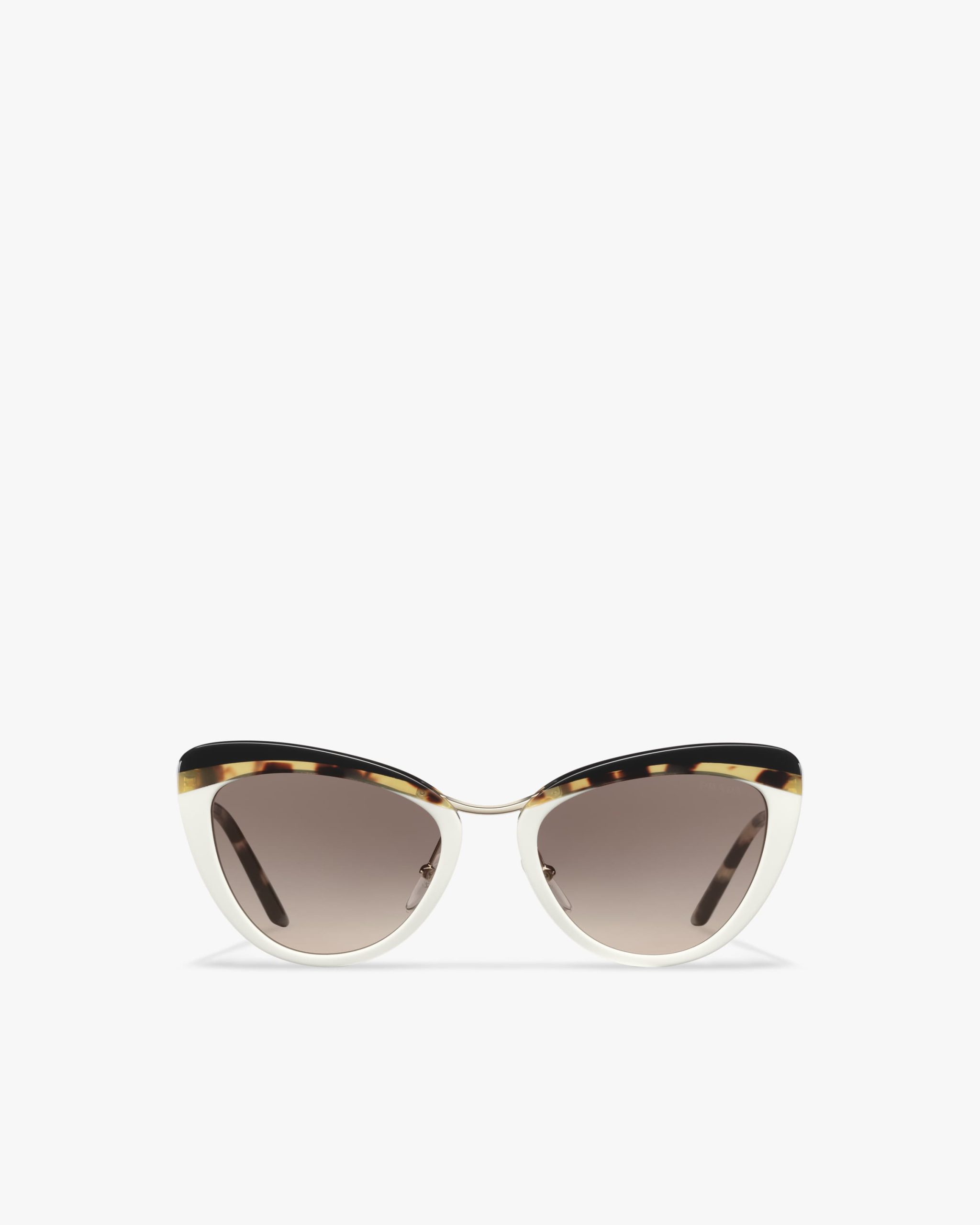 Gradient Anthracite Gray To Cammeo Beige Lenses Prada Cinema sunglasses