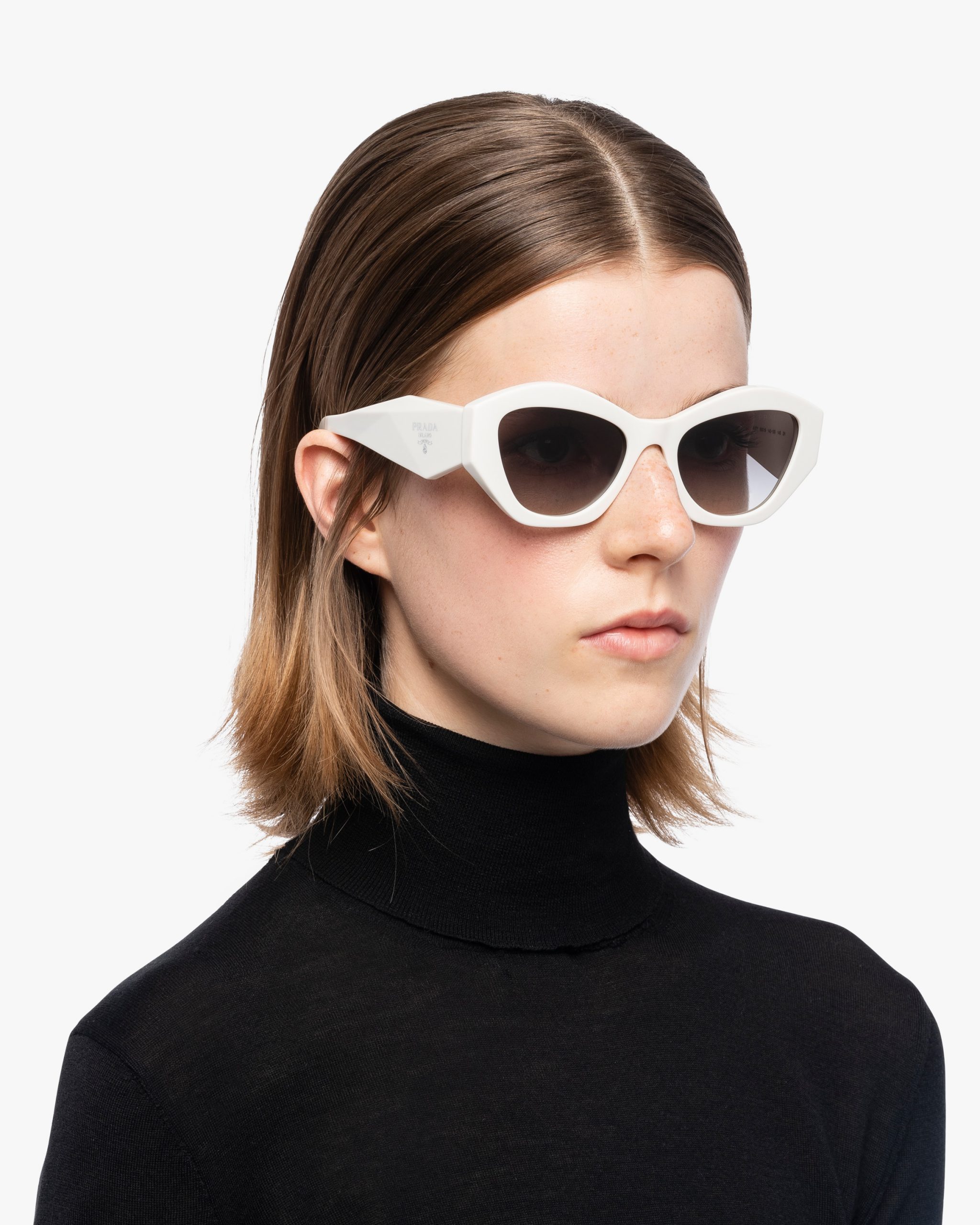 Gradient Slate Gray To Light Blue Lenses Prada Symbole sunglasses - Image 2