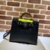 GUCCI DIANA SMALL NOTE BAG IN BLACK LEATHER - GB03