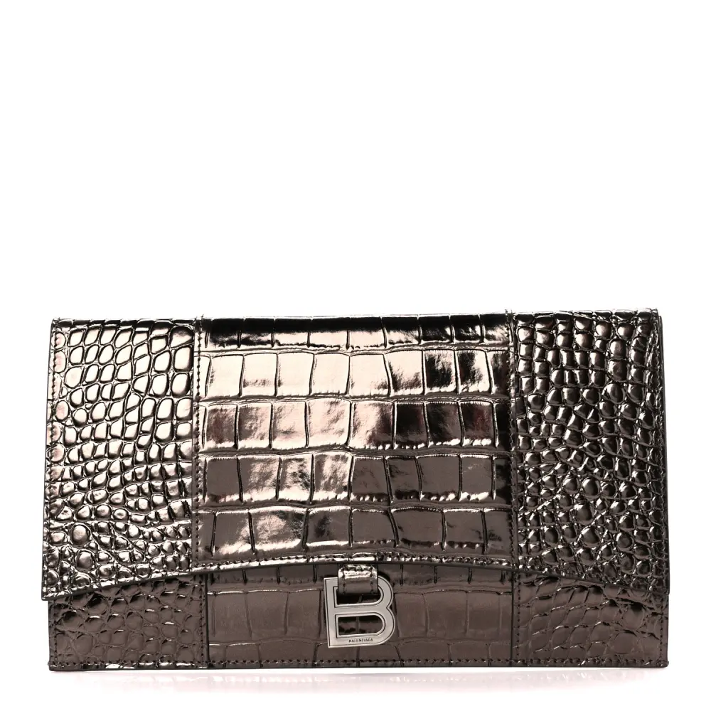 Replica Handbag Store Medium Hourglass Flap in Dark Bronze