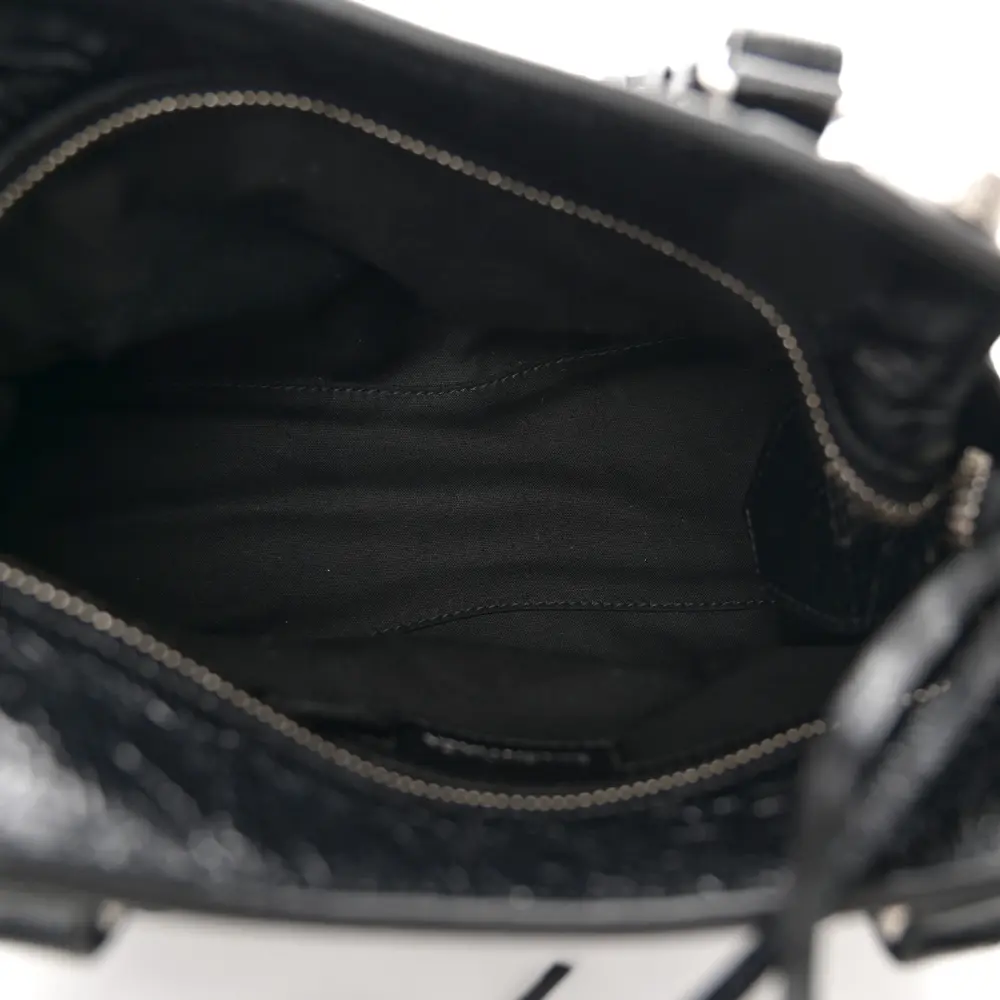 Lushentic Quality Handbags - XS Neo Cagole Black Agneau Arena Leather - Image 7