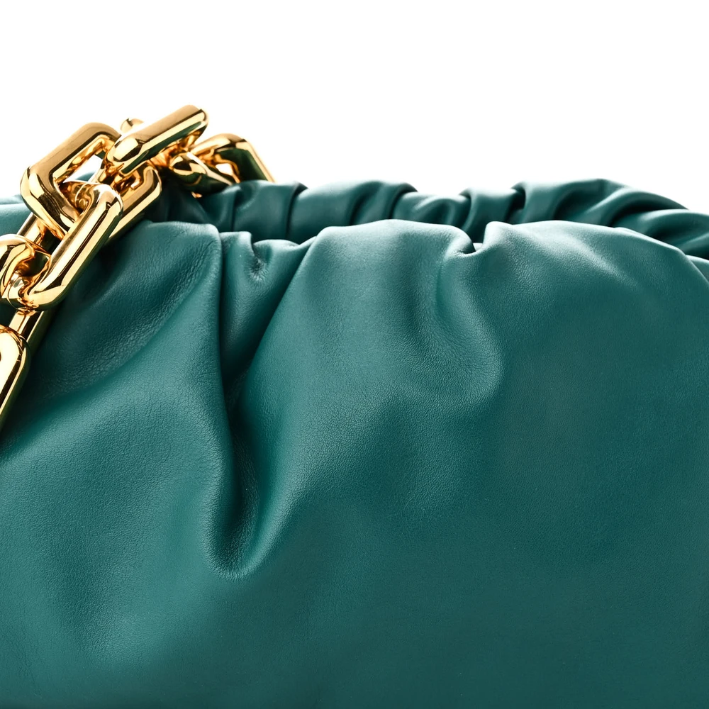 Lushentic Handbags - Medium The Pouch Chain Mallard Calfskin Leather - Image 8