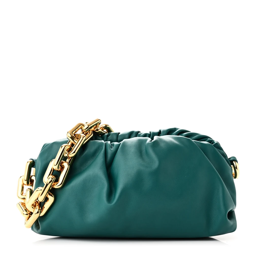 Lushentic Handbags - Medium The Pouch Chain Mallard Calfskin Leather