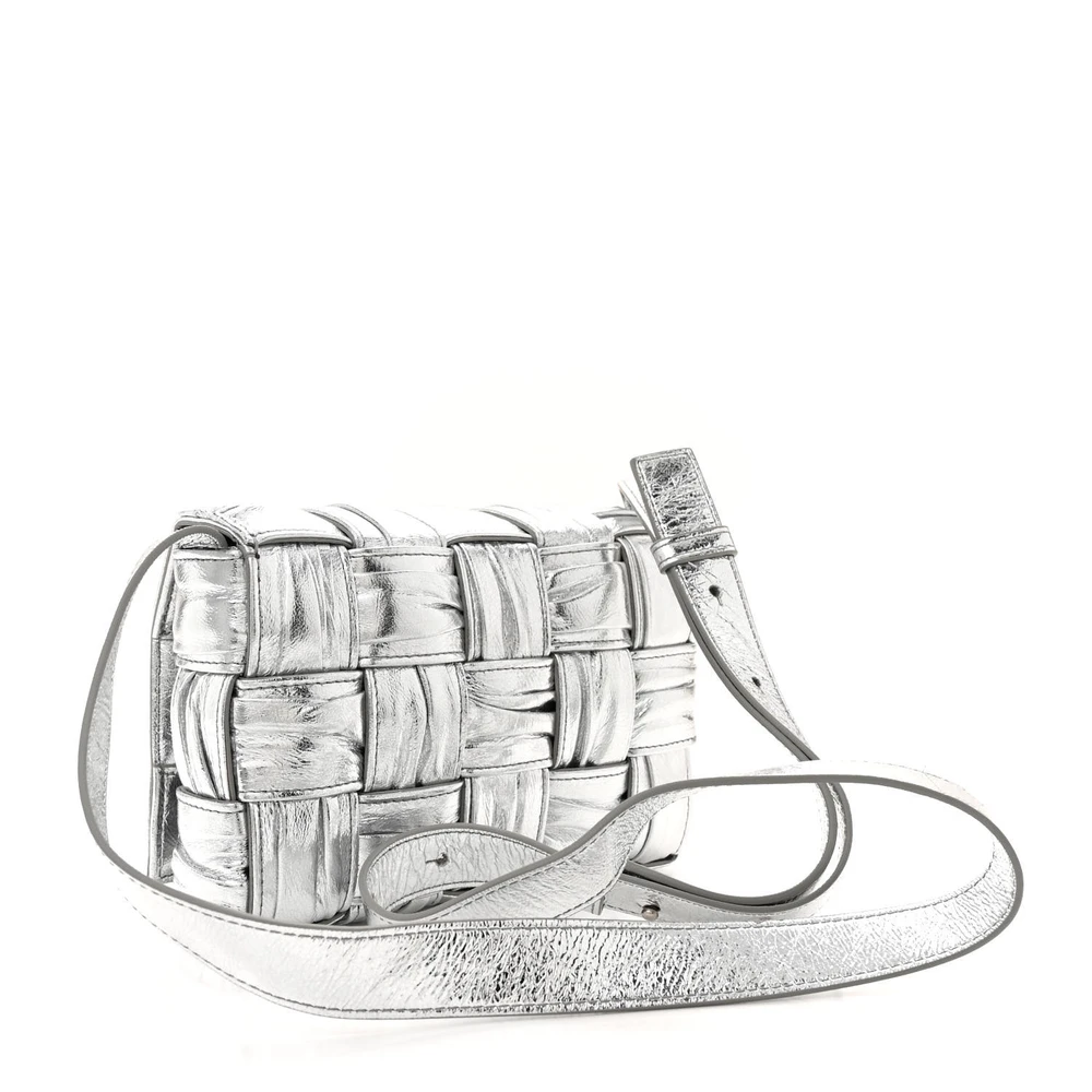 Lushentic Replica Handbags Small Intreccio Plissa Cassette Bag - Image 3