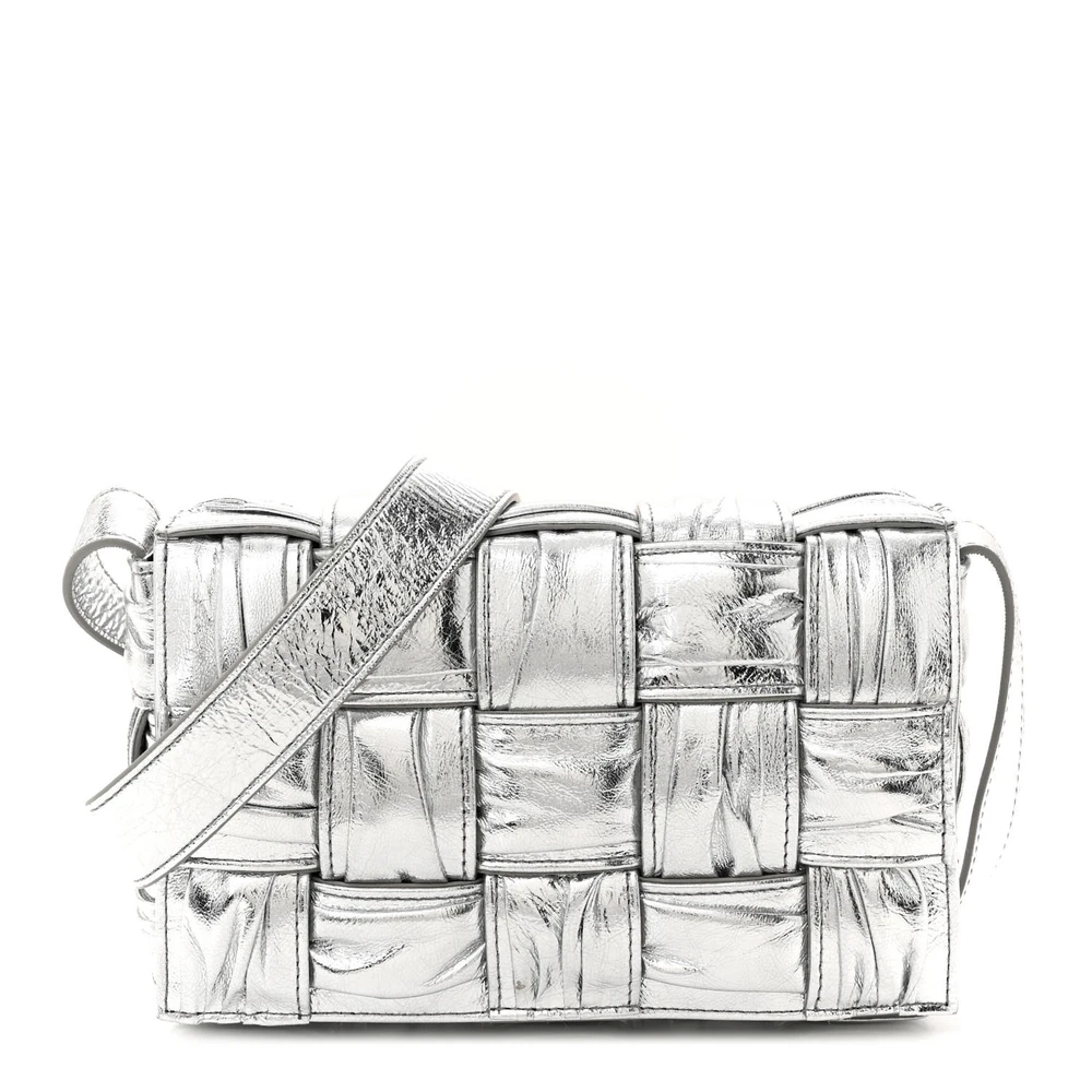 Lushentic Replica Handbags Small Intreccio Plissa Cassette Bag