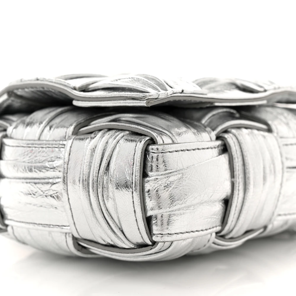 Lushentic Replica Handbags Small Intreccio Plissa Cassette Bag - Image 4