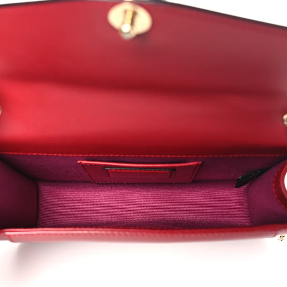 Lushentic Class Mini Serpenti Forever Crossbody Bag in Ruby Red - Image 7