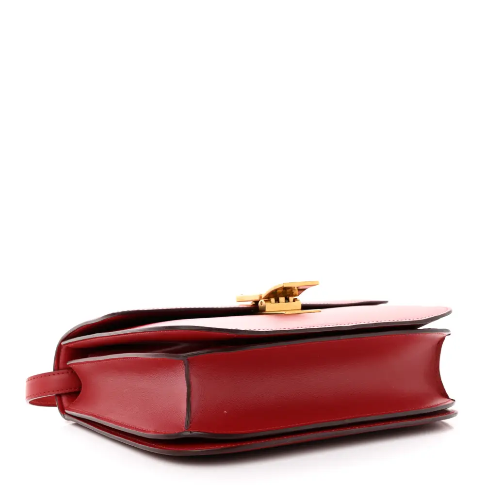Lushentic Grade Bags - Medium Classic Box in Red Calfskin Leather - Image 6