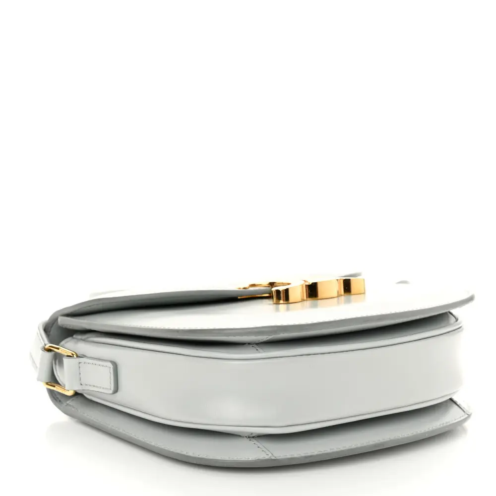 Lushentic Grade Handbags: Small Besace Clea Triomphe Bag in Blue Grey - Image 6