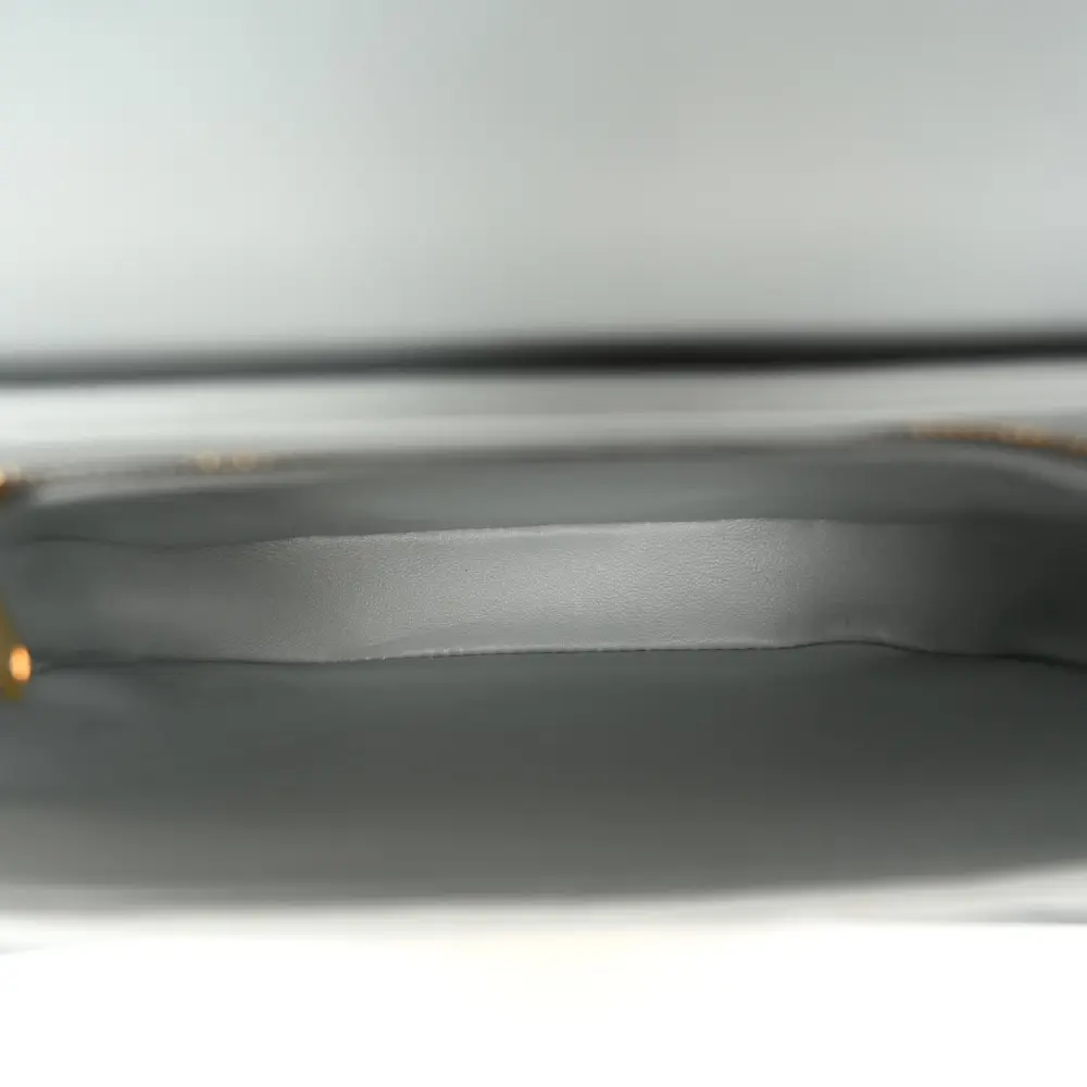 Lushentic Grade Handbags: Small Besace Clea Triomphe Bag in Blue Grey - Image 7