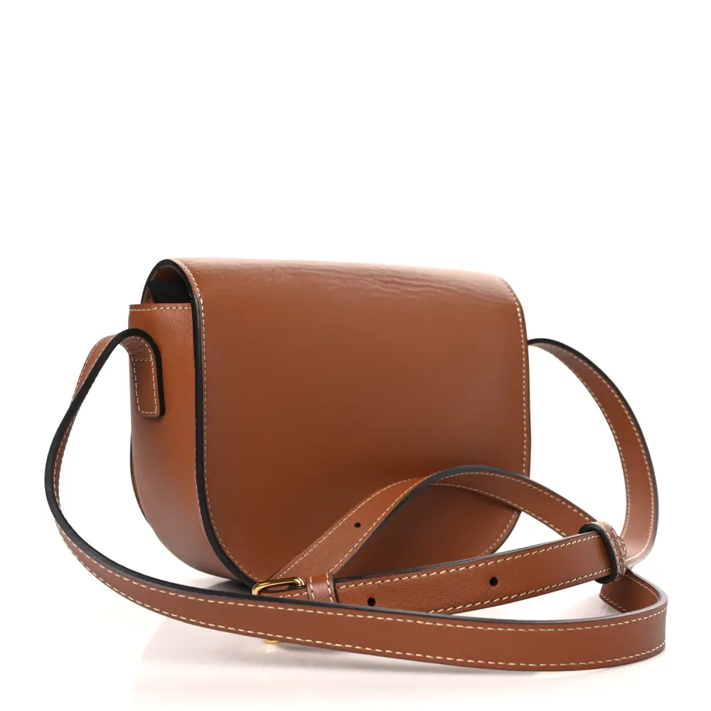 Lushentic Replicas Small Cuir Triomphe Folco Crossbody Bag Tan Smooth - Image 3