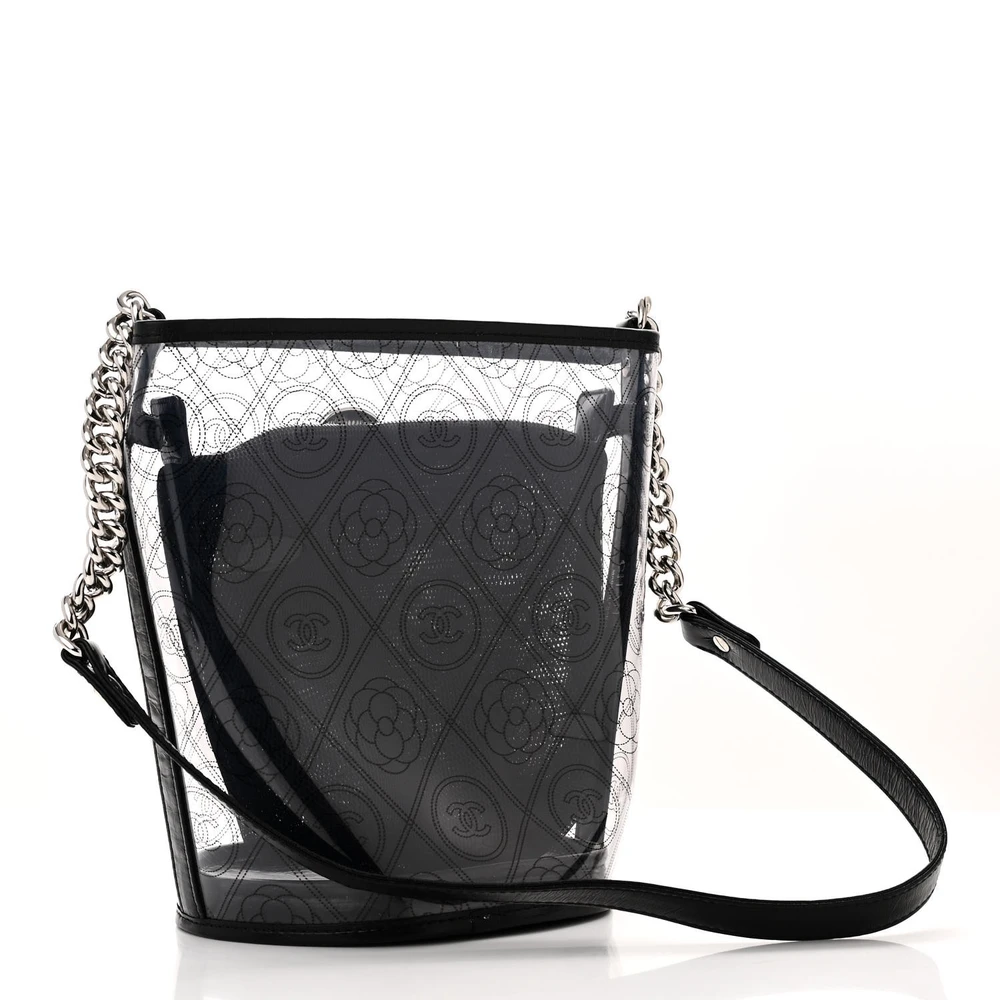 Lushentic Quality Handbags - Black Quilted Bucket Bag in Calfskin - Image 3