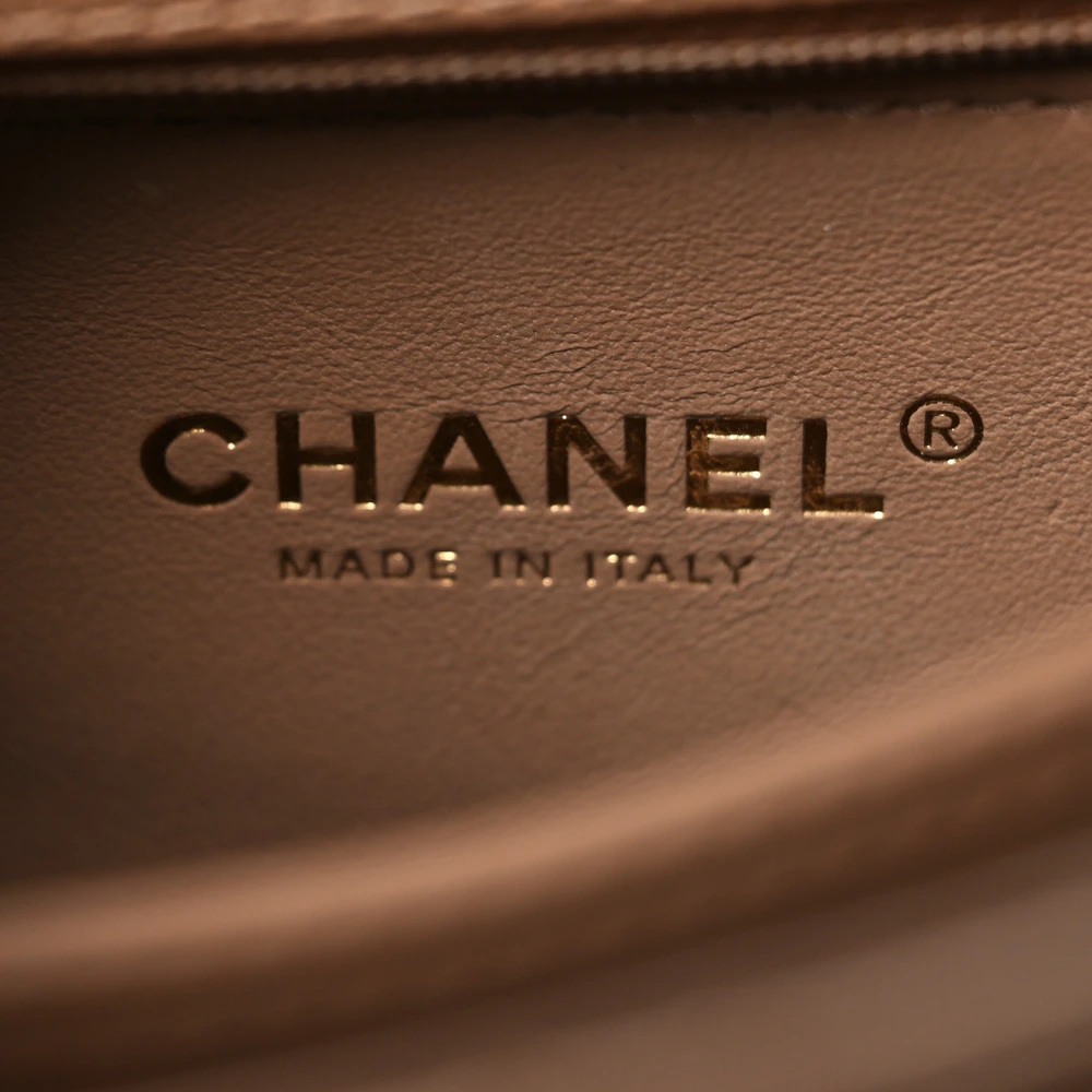 Buy Lushentic Grade Bags Coco Handle Flap Mini Brown Caviar Leather - Image 2