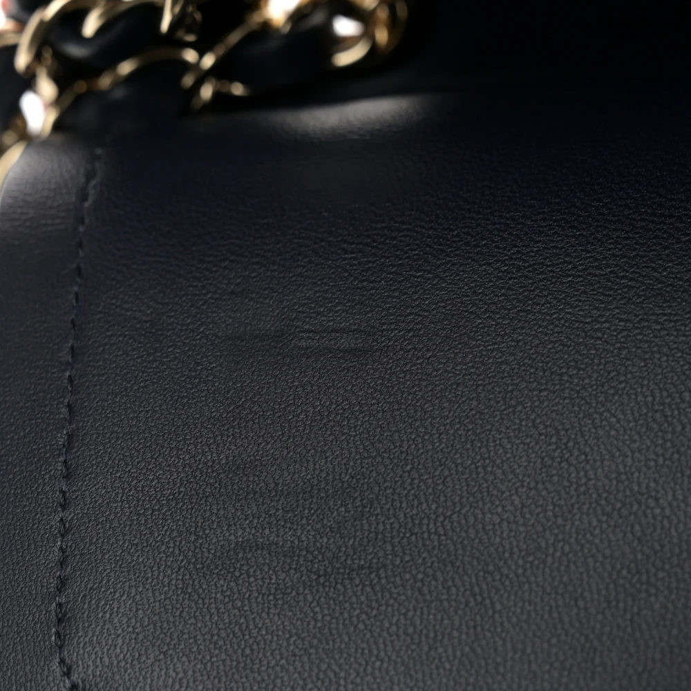 Lushentic Grade Double Flap in Medium Tweed with Light Gold Hardware - Image 9